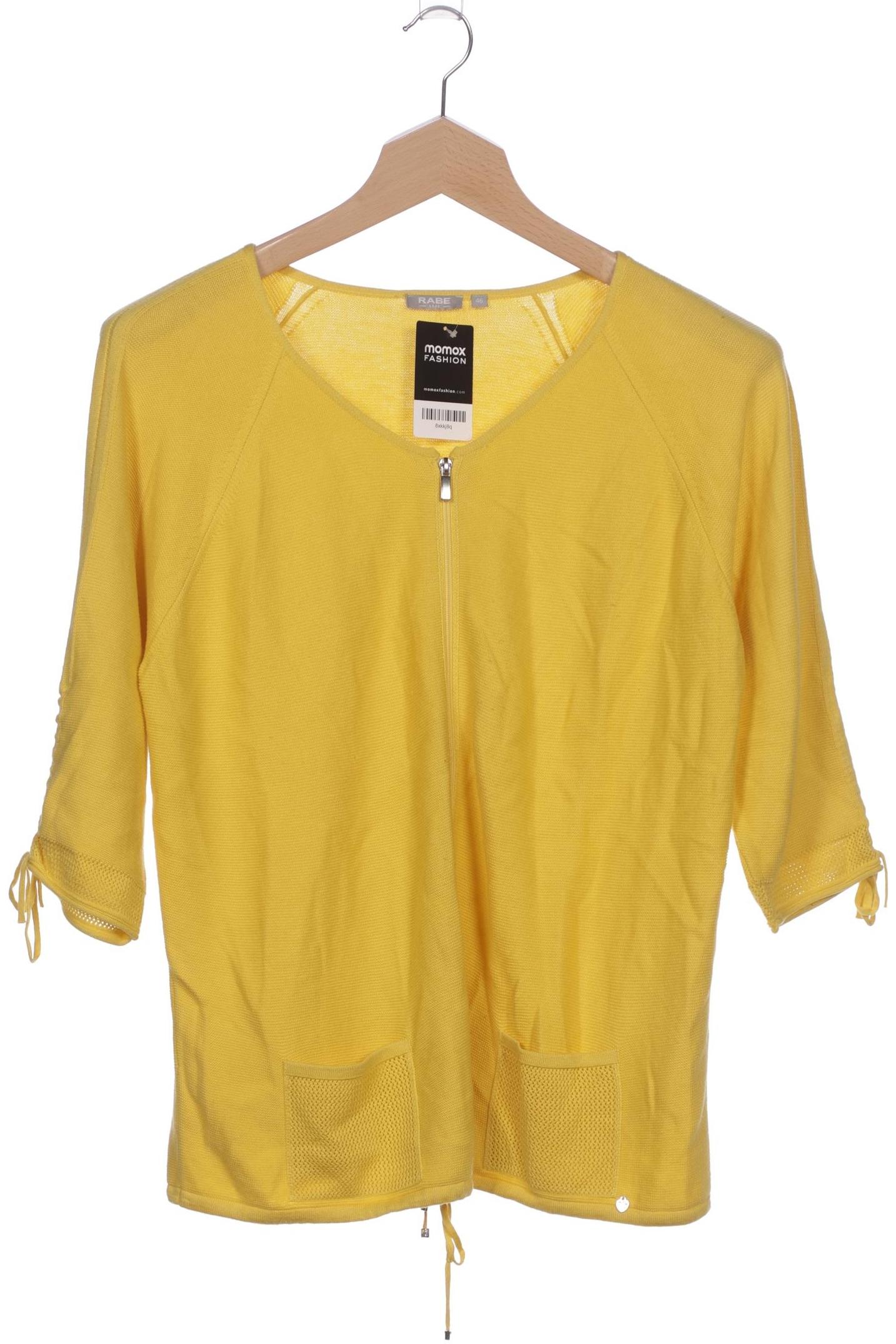 

Rabe Damen Strickjacke, gelb, Gr. 46