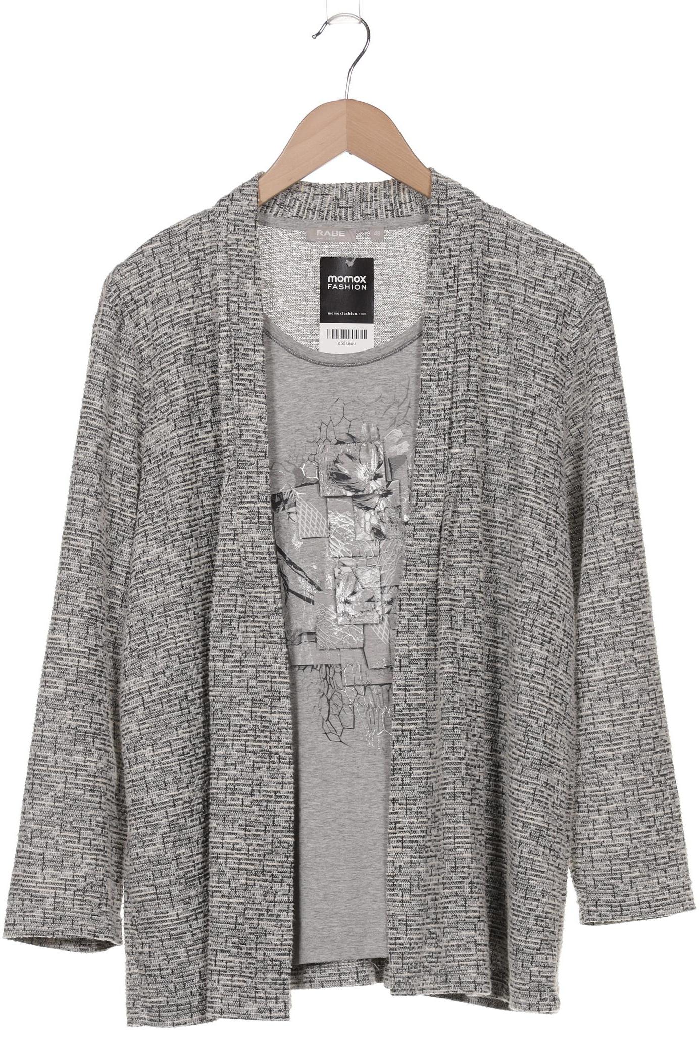 

Rabe Damen Strickjacke, grau, Gr. 48