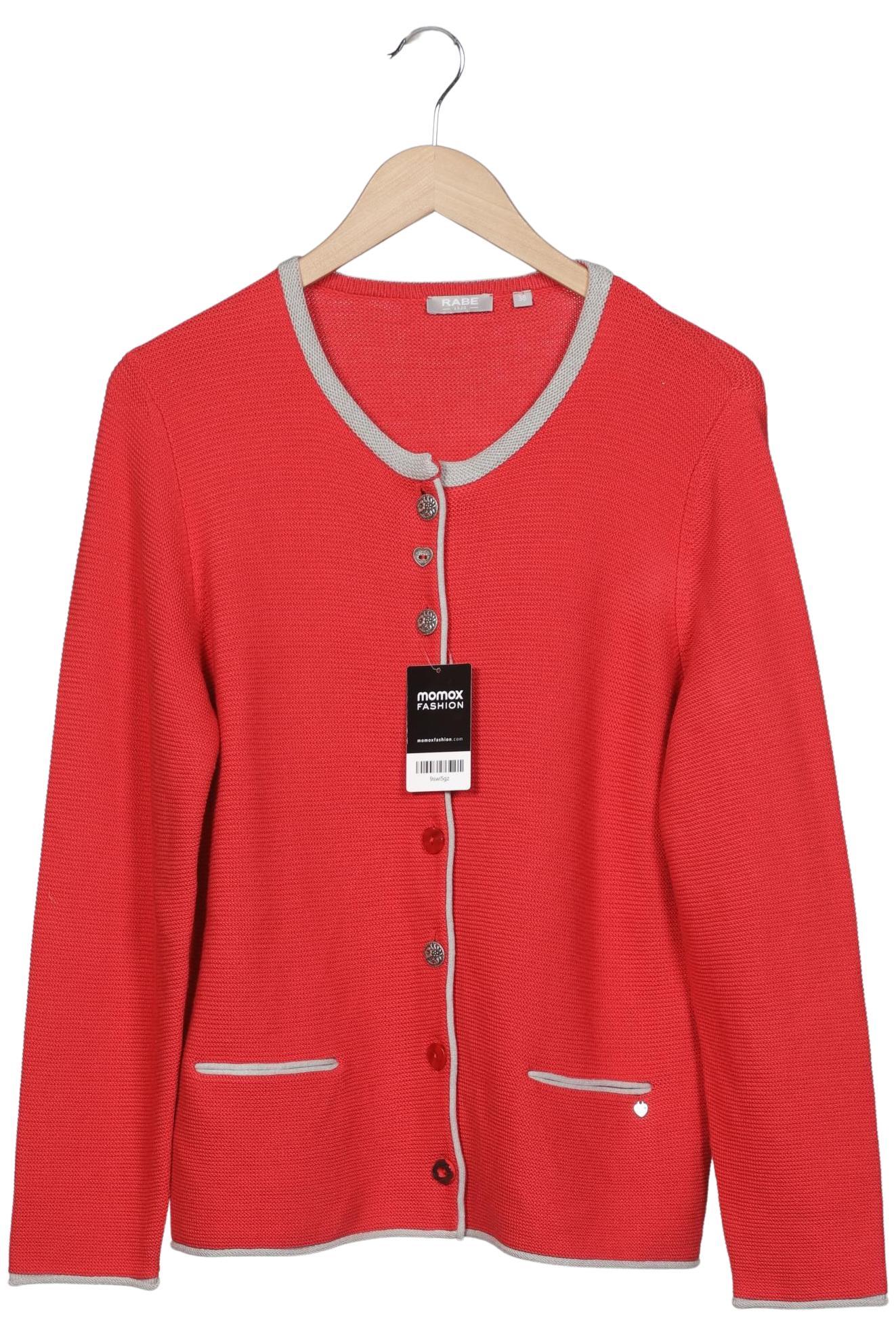 

Rabe Damen Strickjacke, rot, Gr. 38