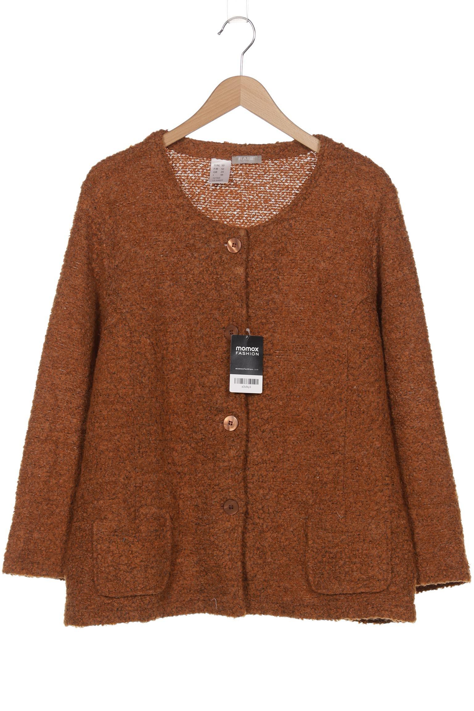 

Rabe Damen Strickjacke, orange, Gr. 50
