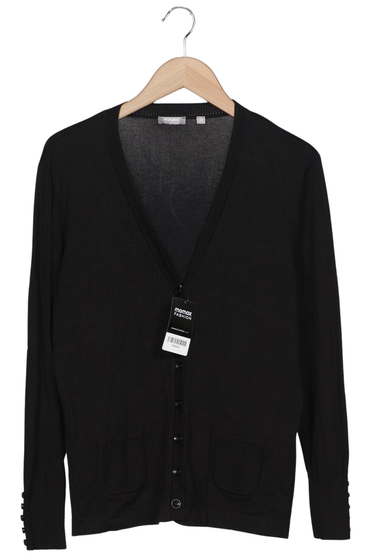 

Rabe Damen Strickjacke, schwarz, Gr. 40
