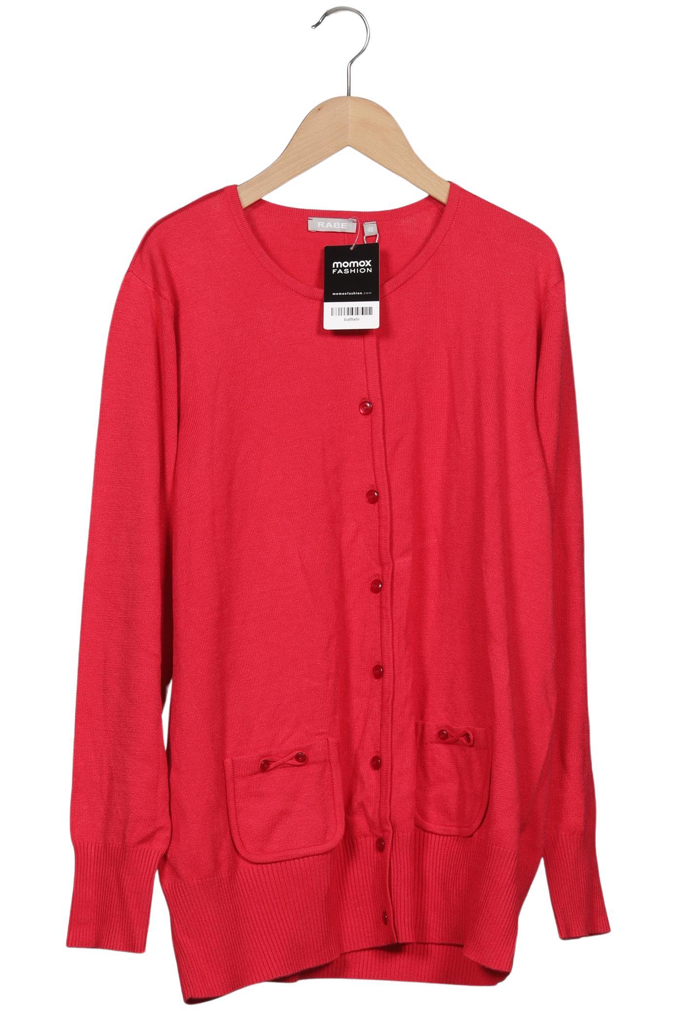 

Rabe Damen Strickjacke, rot, Gr. 48