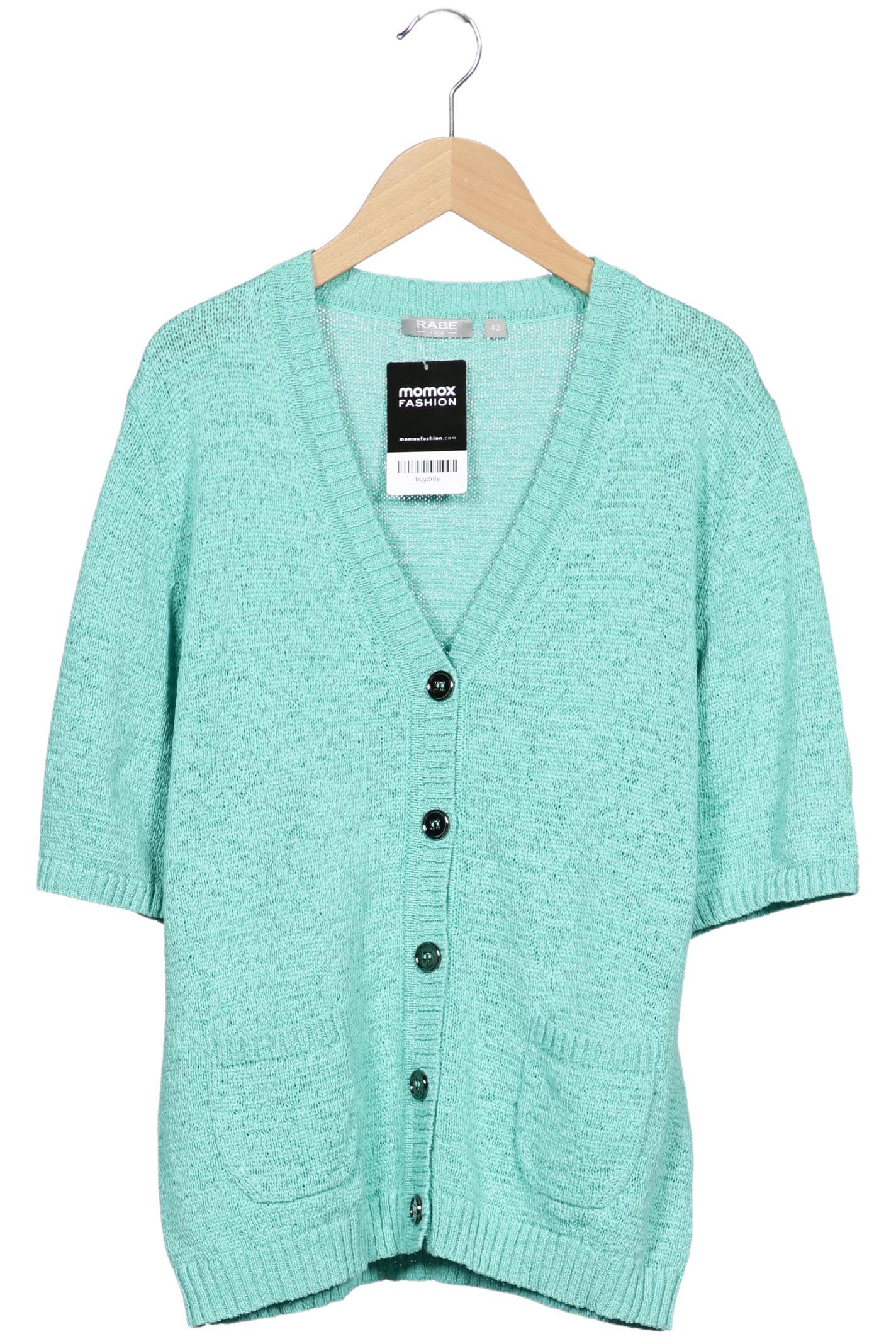 

Rabe Damen Strickjacke, türkis, Gr. 42