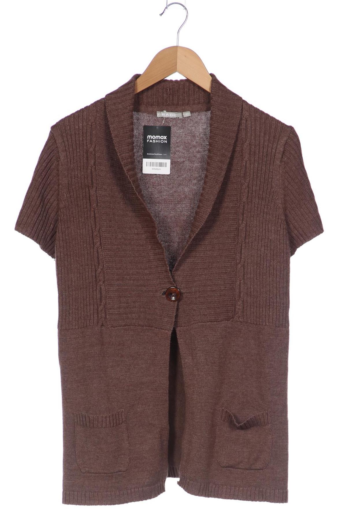 

Rabe Damen Strickjacke, braun, Gr. 42