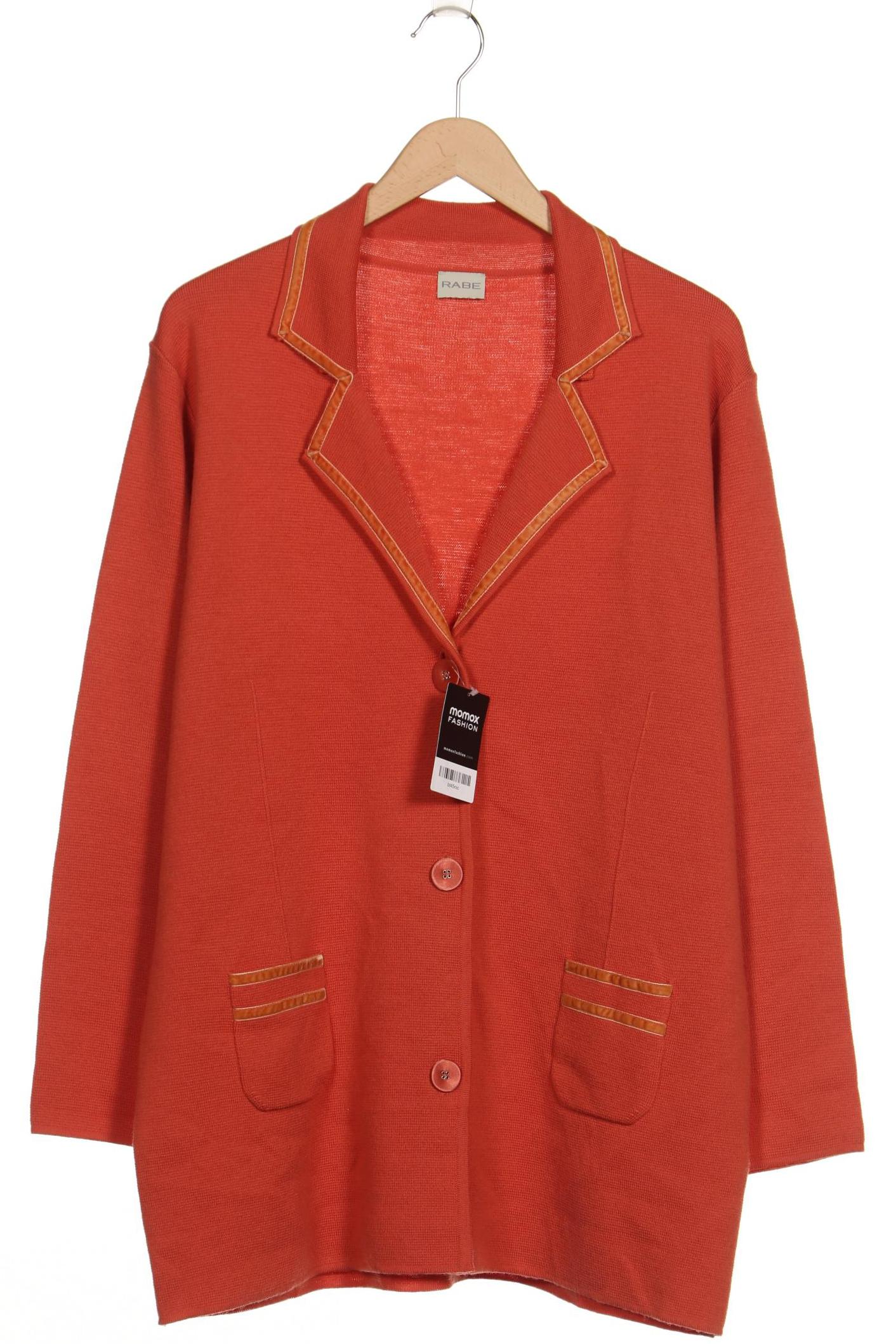 

Rabe Damen Strickjacke, orange, Gr. 48