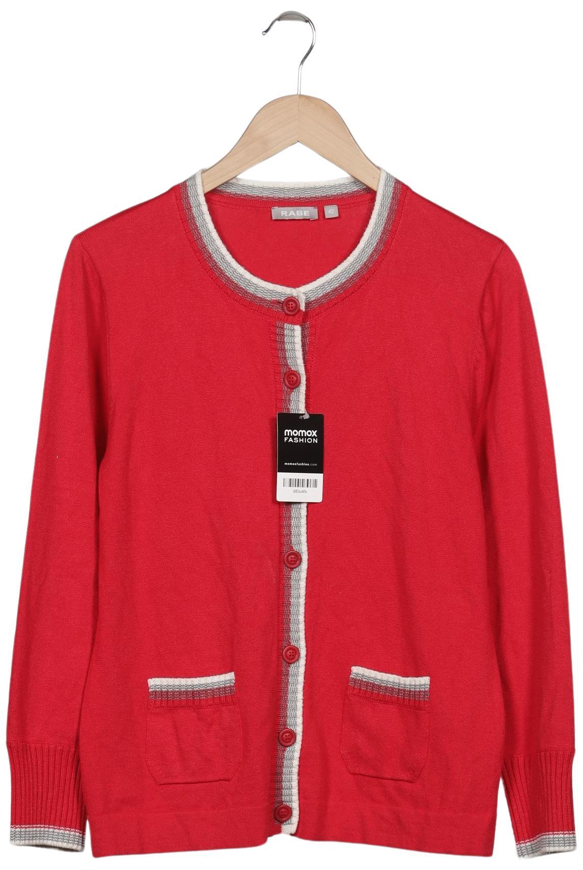 

Rabe Damen Strickjacke, rot, Gr. 42