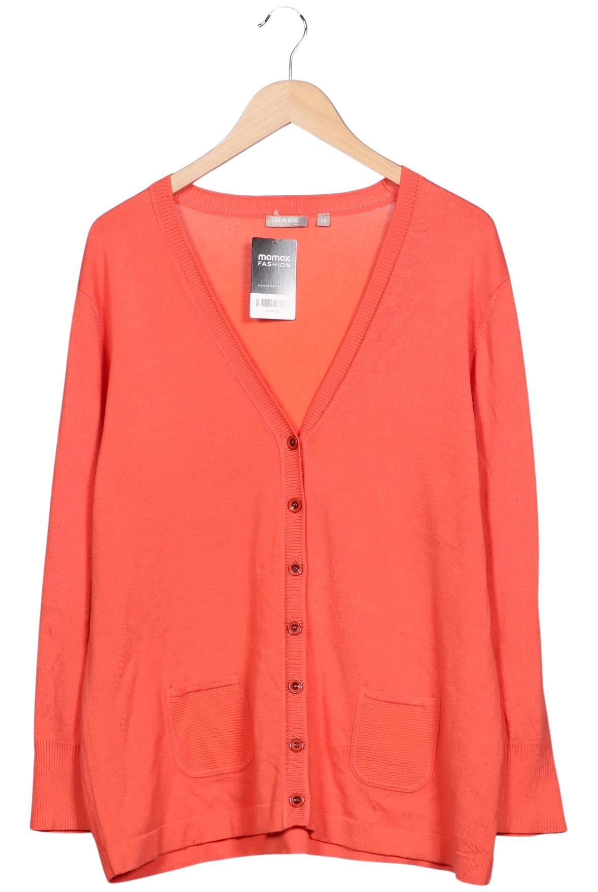 

Rabe Damen Strickjacke, orange, Gr. 48
