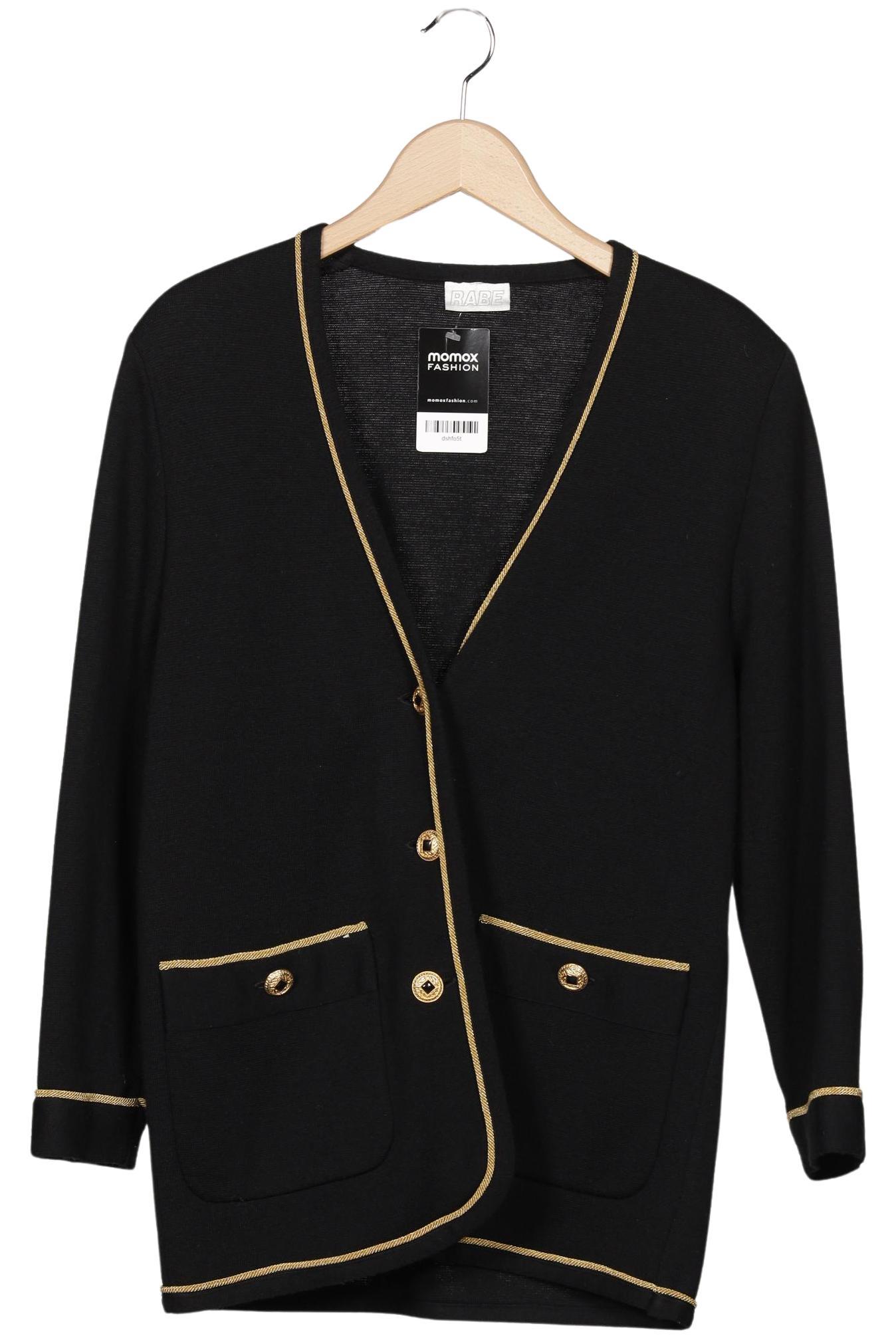 

Rabe Damen Strickjacke, schwarz, Gr. 38