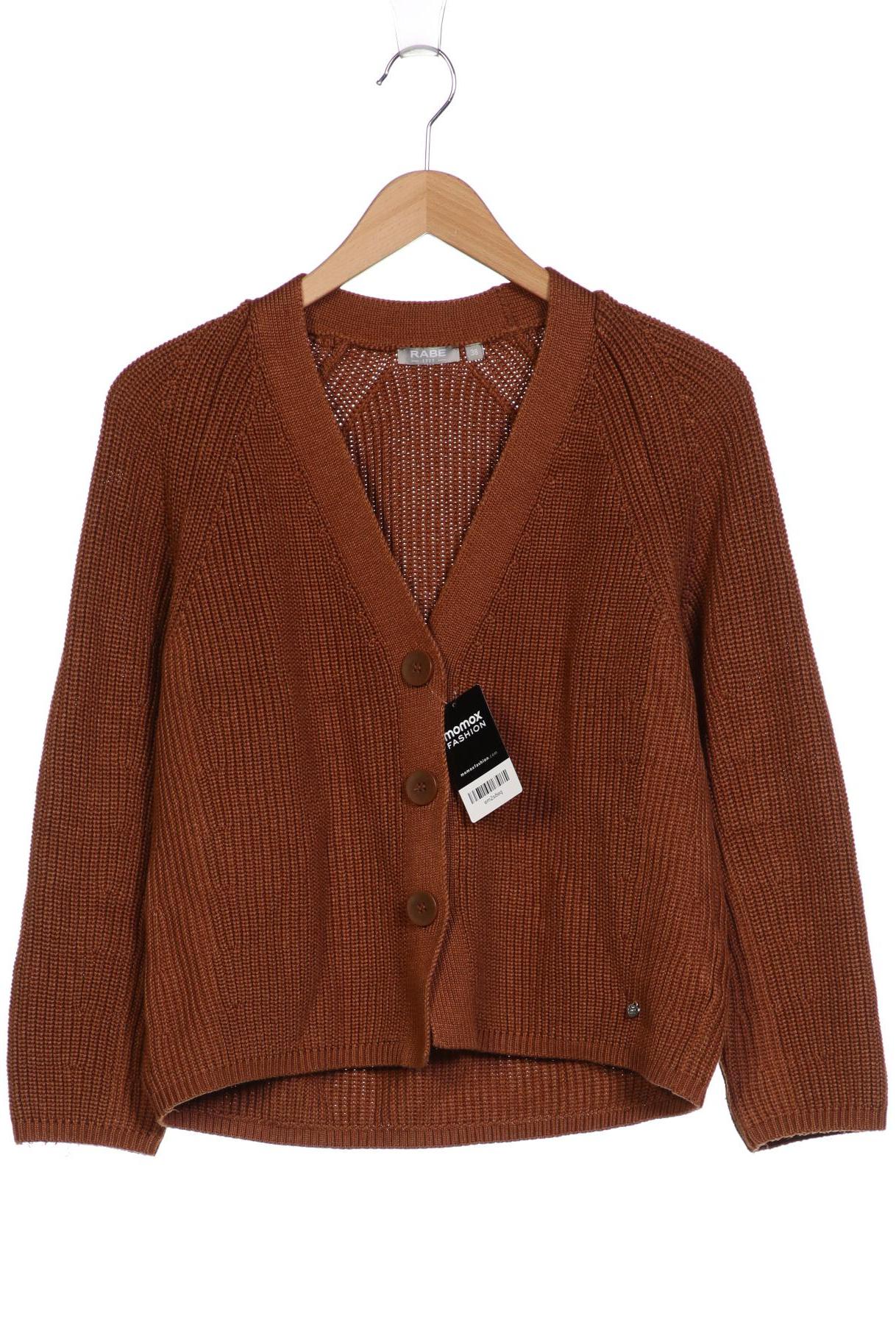 

Rabe Damen Strickjacke, braun, Gr. 38