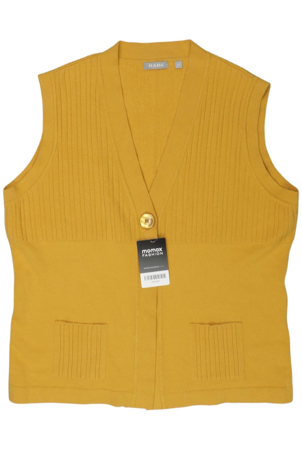 

Rabe Damen Strickjacke, gelb, Gr. 42