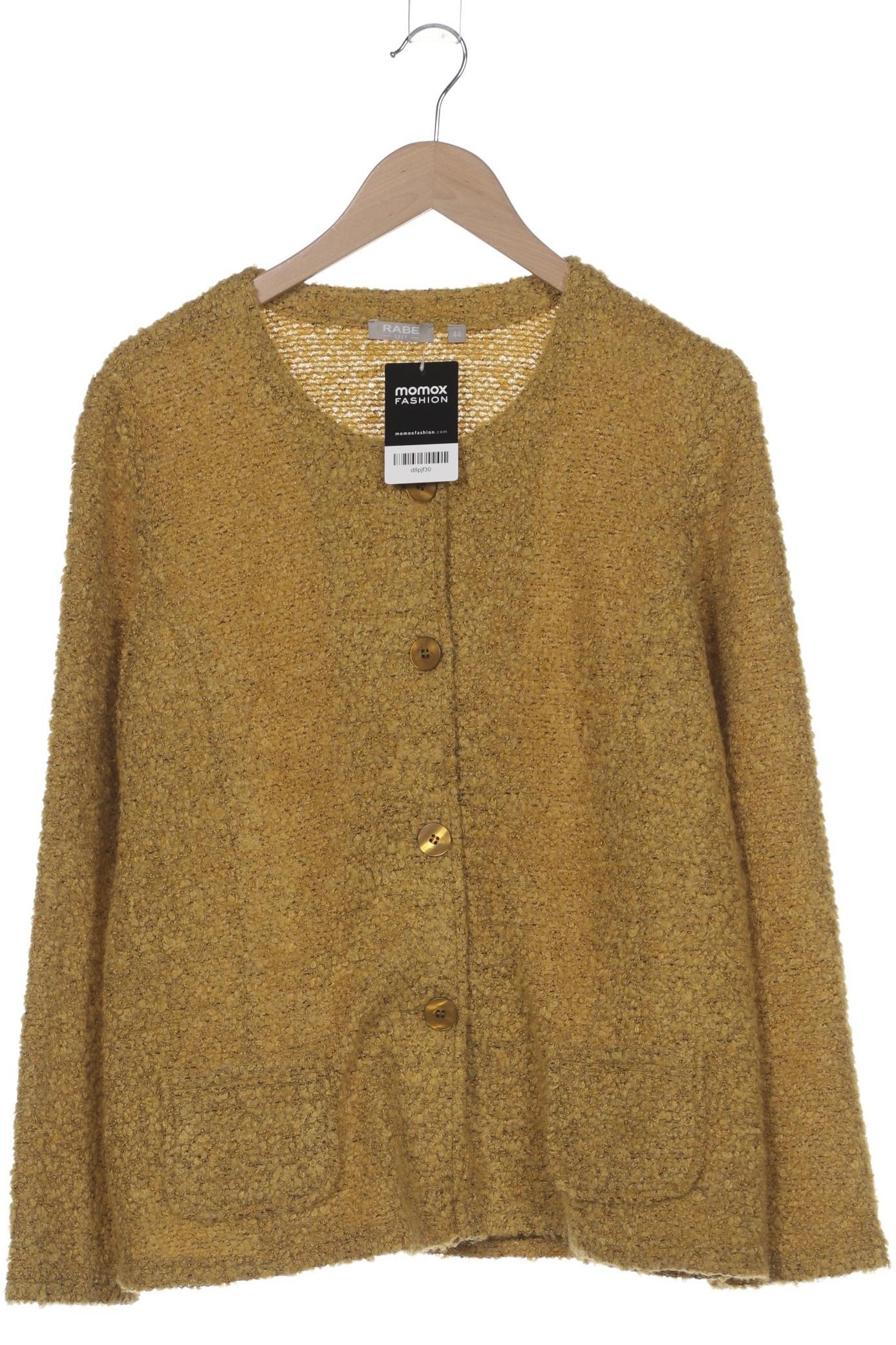 

Rabe Damen Strickjacke, gelb, Gr. 44