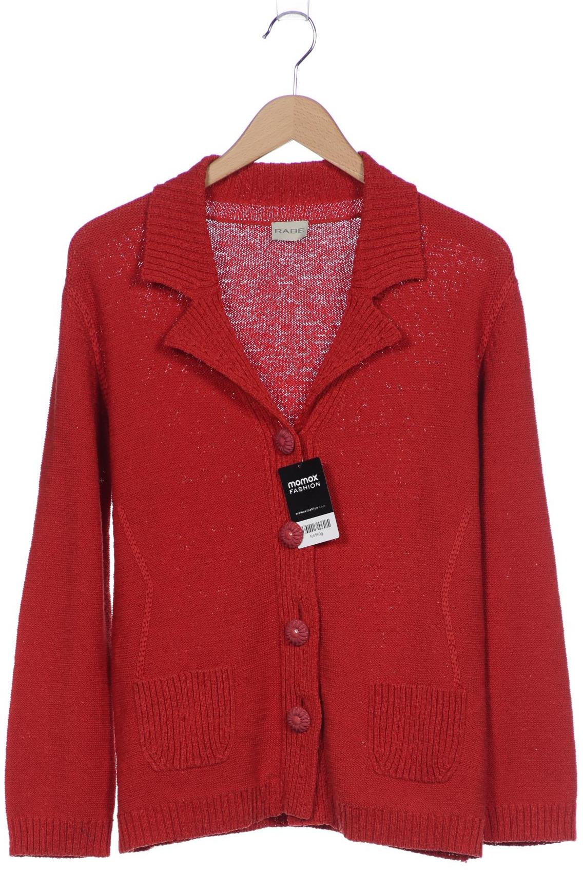 

Rabe Damen Strickjacke, rot, Gr. 42