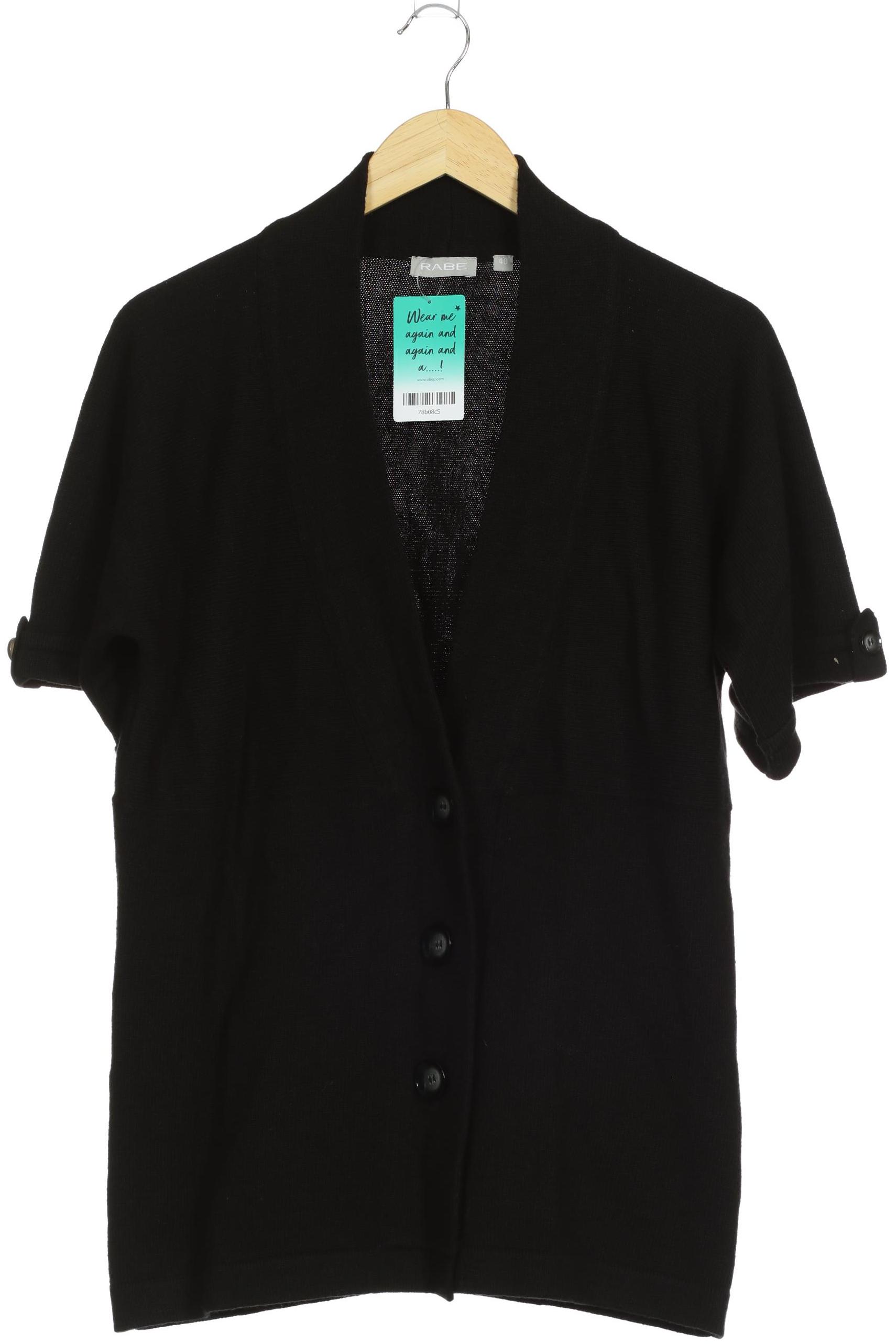 

Rabe Damen Strickjacke, schwarz, Gr. 40
