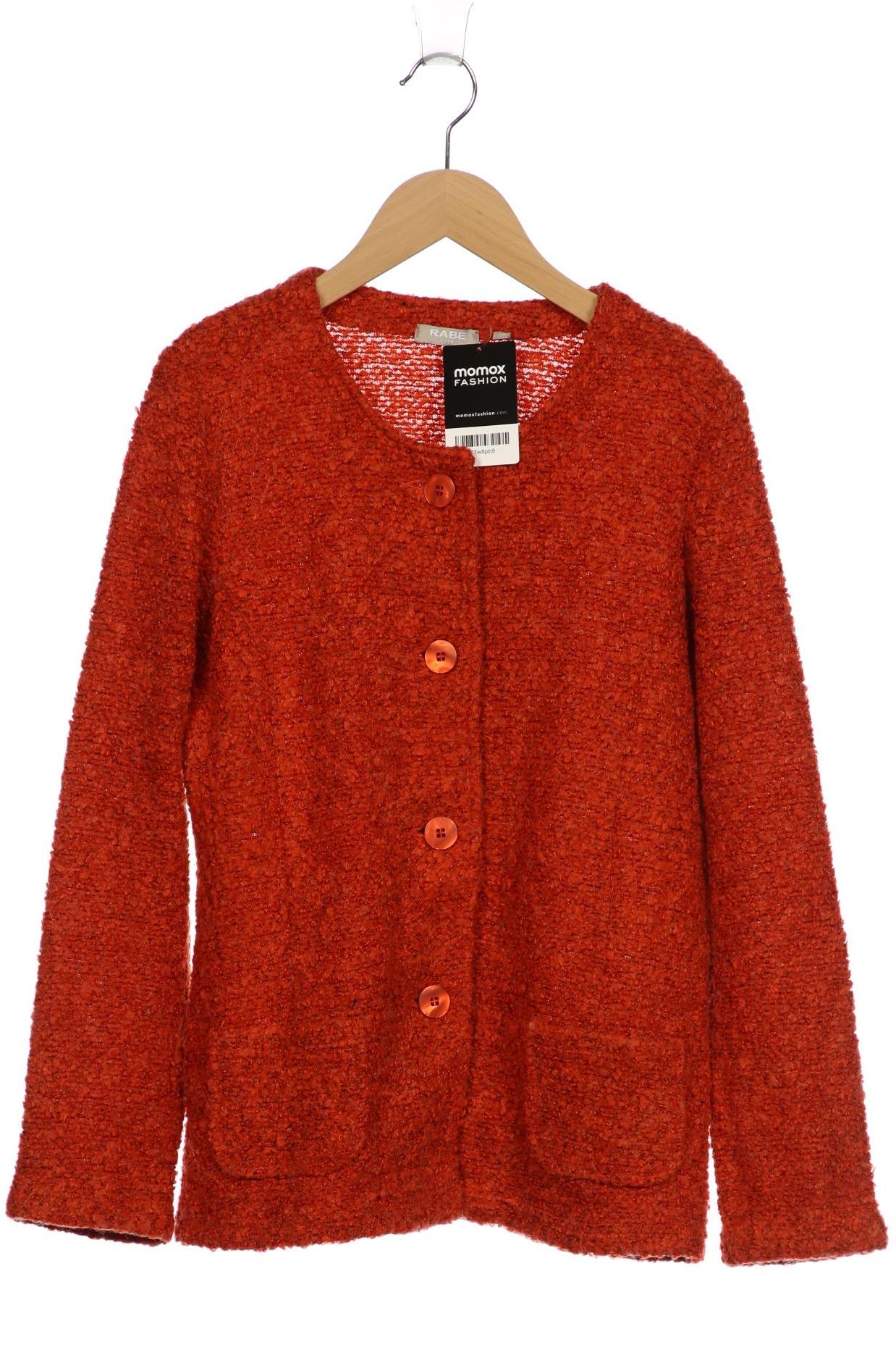 

Rabe Damen Strickjacke, orange, Gr. 40
