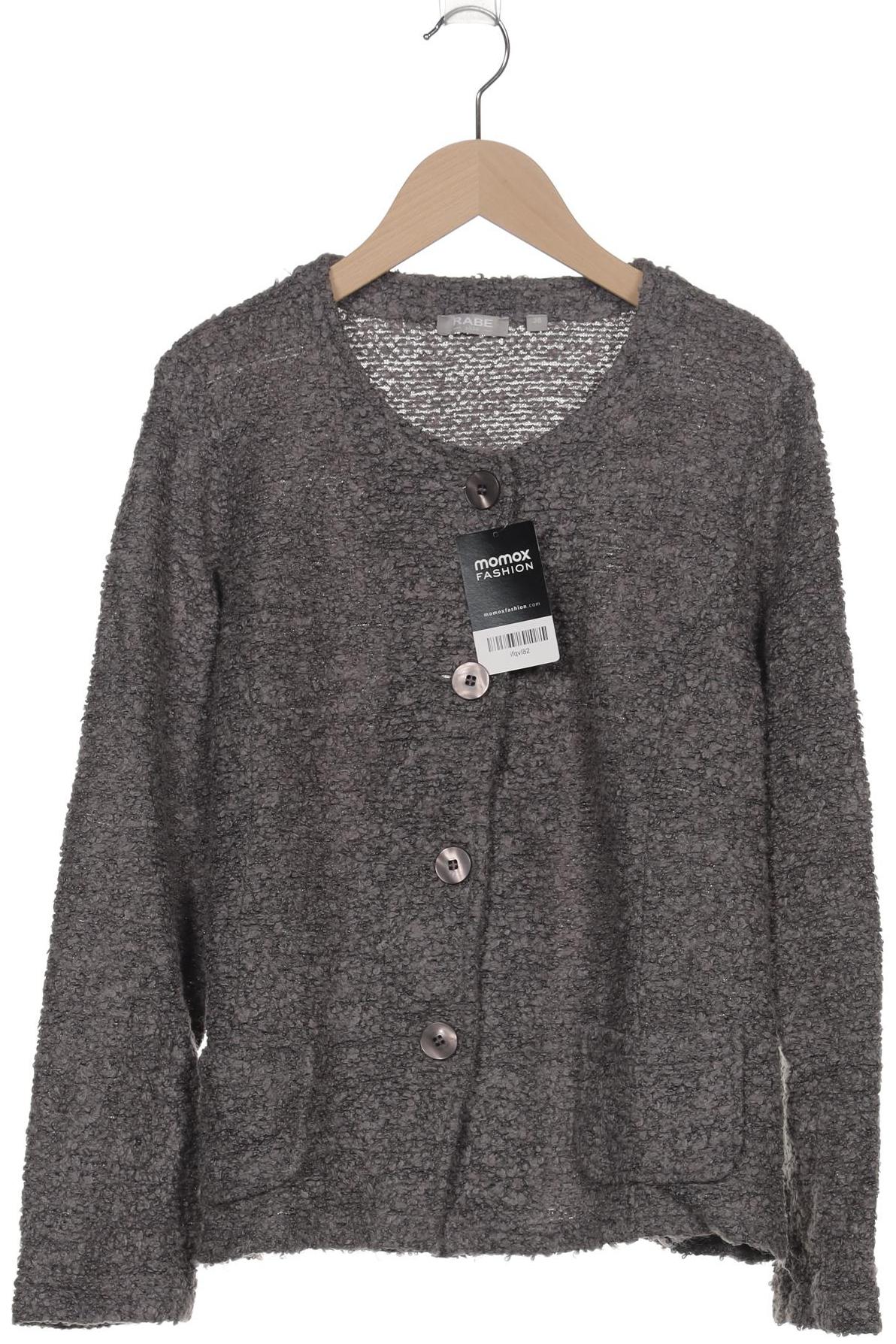 

Rabe Damen Strickjacke, grau, Gr. 38