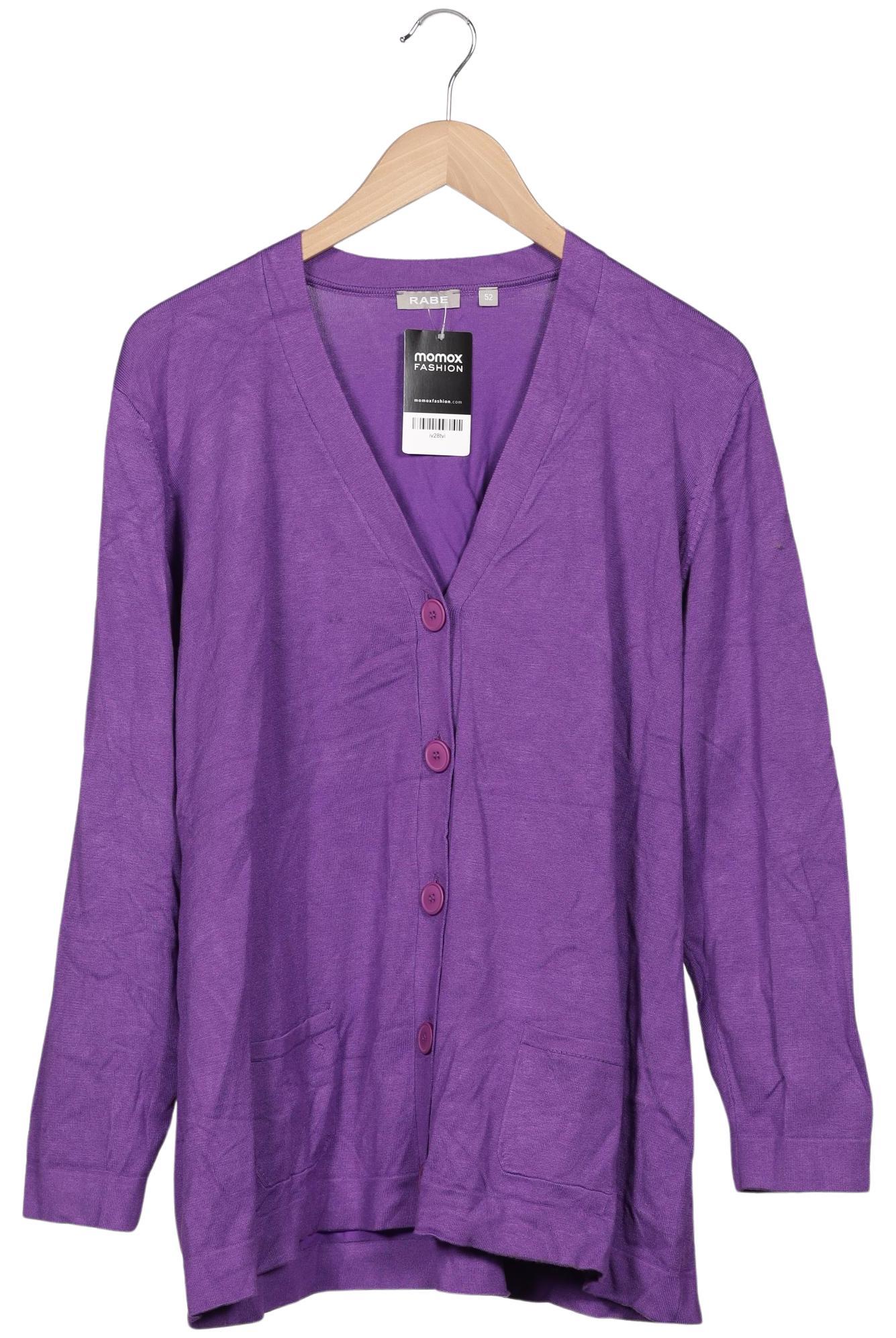 

Rabe Damen Strickjacke, flieder, Gr. 52