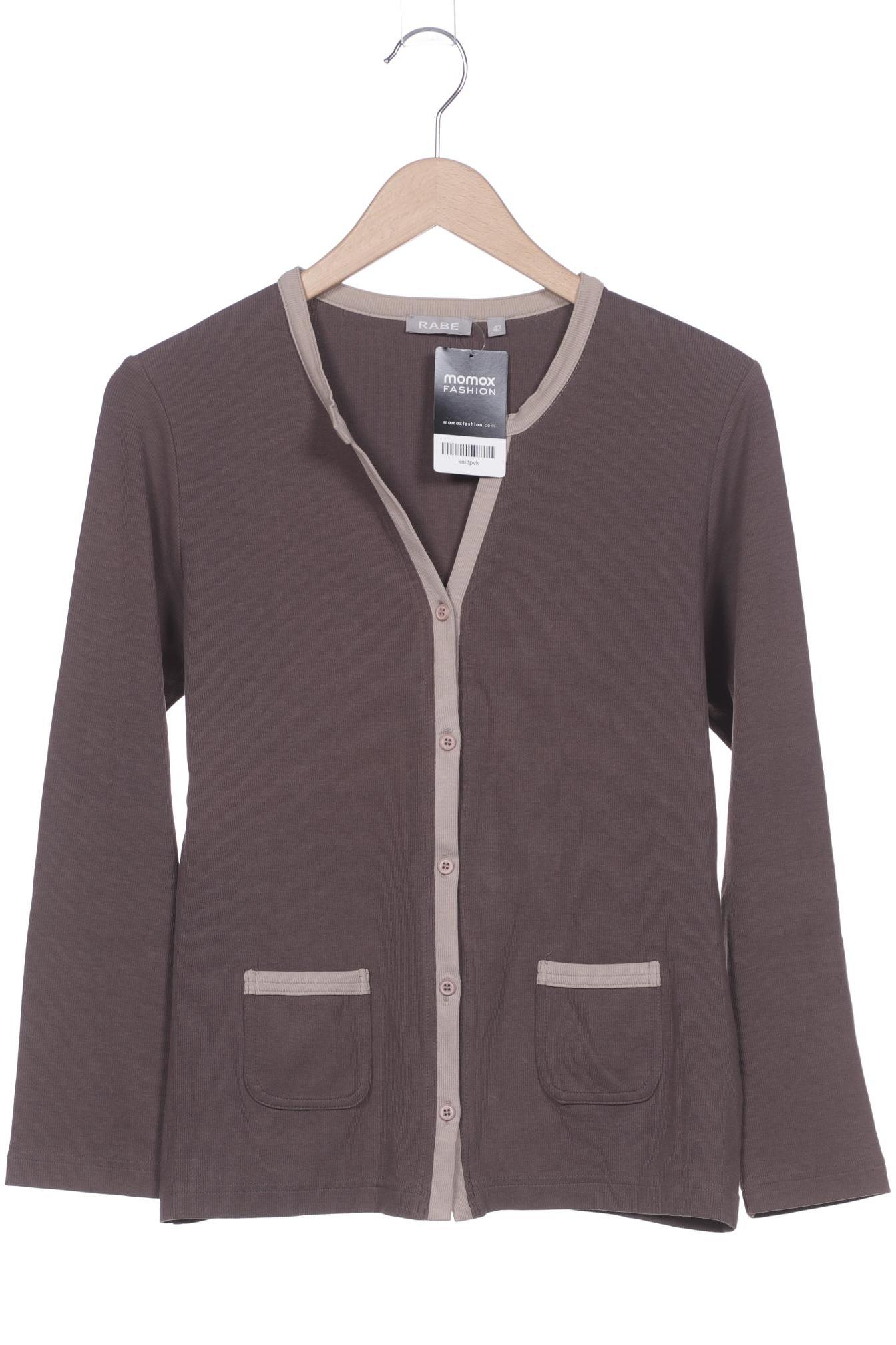 

Rabe Damen Strickjacke, braun, Gr. 42