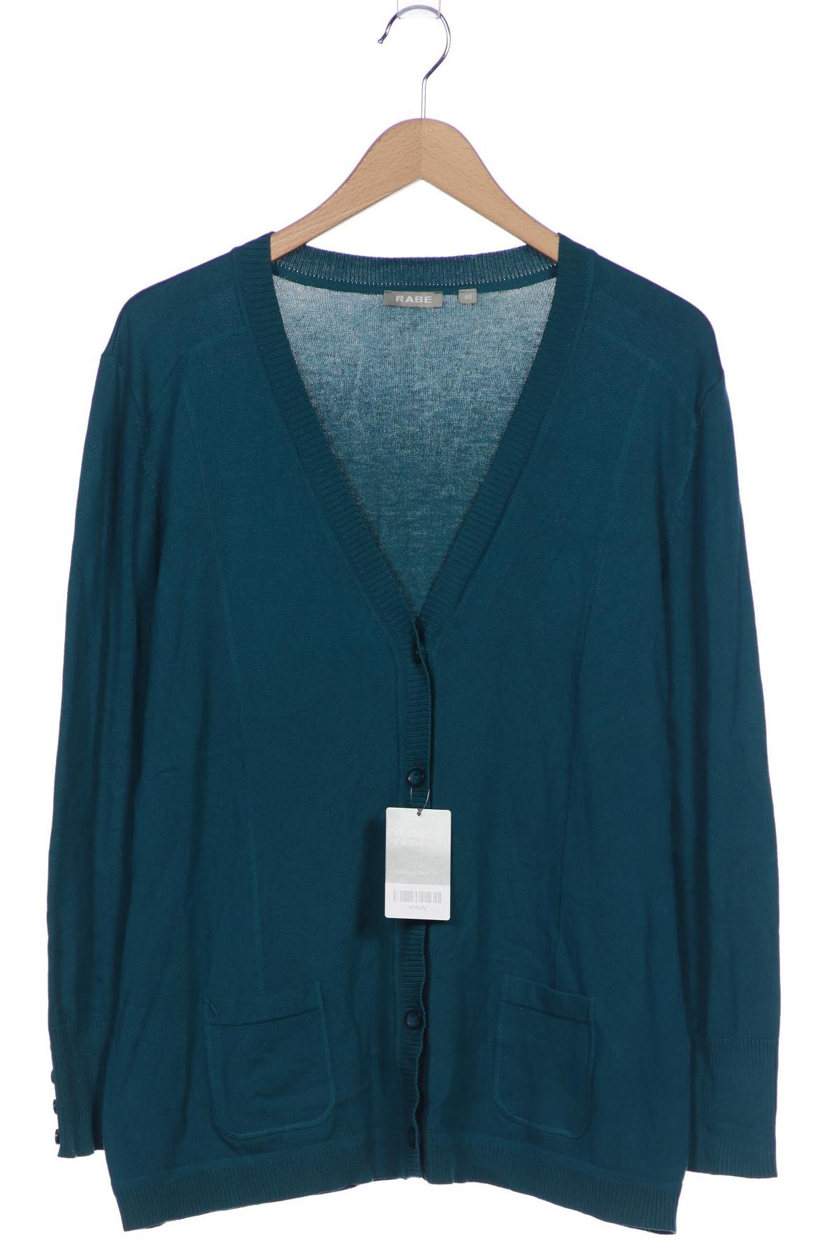 

Rabe Damen Strickjacke, türkis, Gr. 46