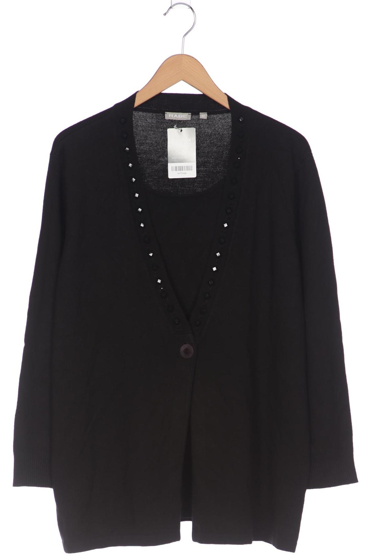 

Rabe Damen Strickjacke, schwarz, Gr. 52