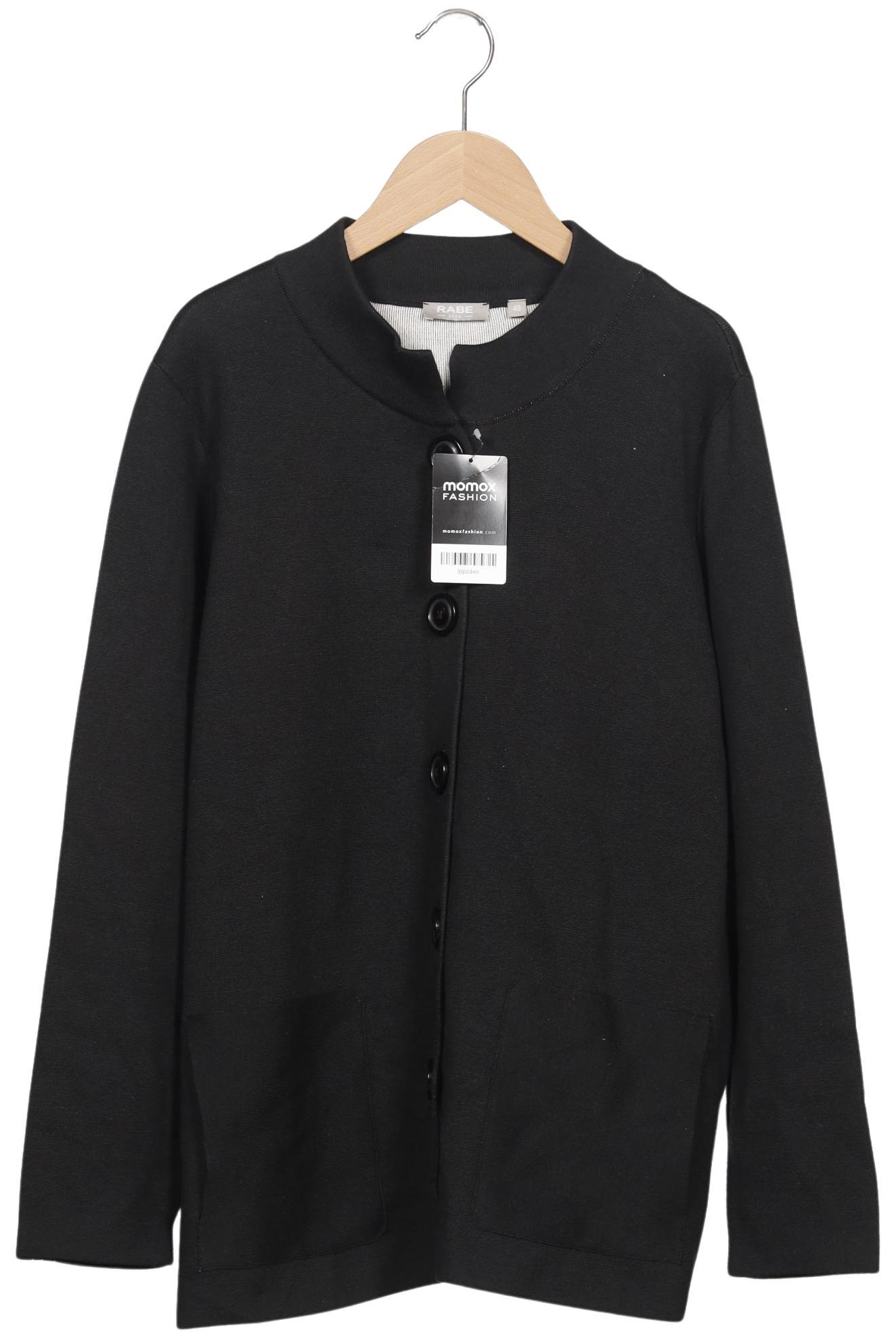 

Rabe Damen Strickjacke, schwarz, Gr. 48