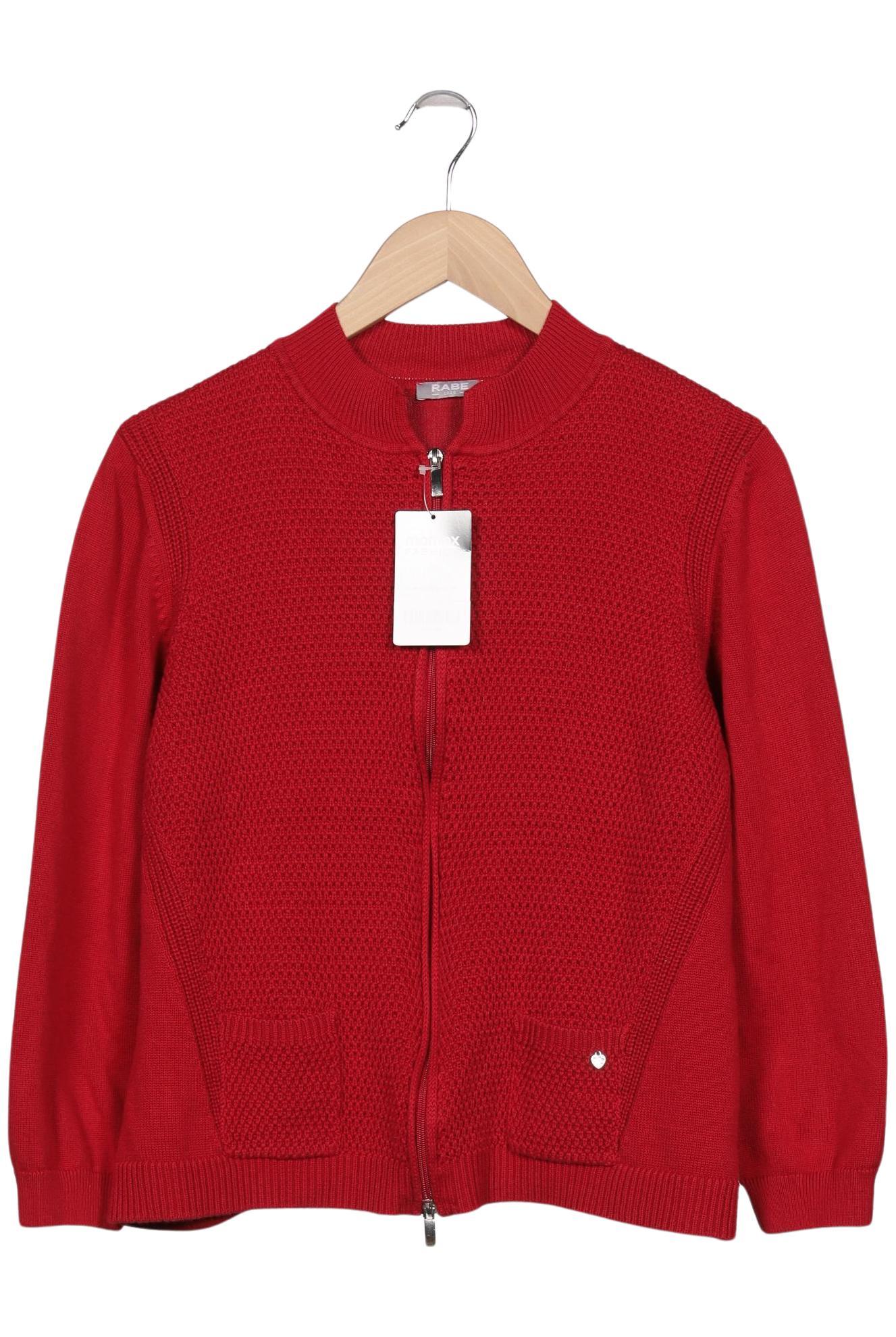 

Rabe Damen Strickjacke, rot, Gr. 42