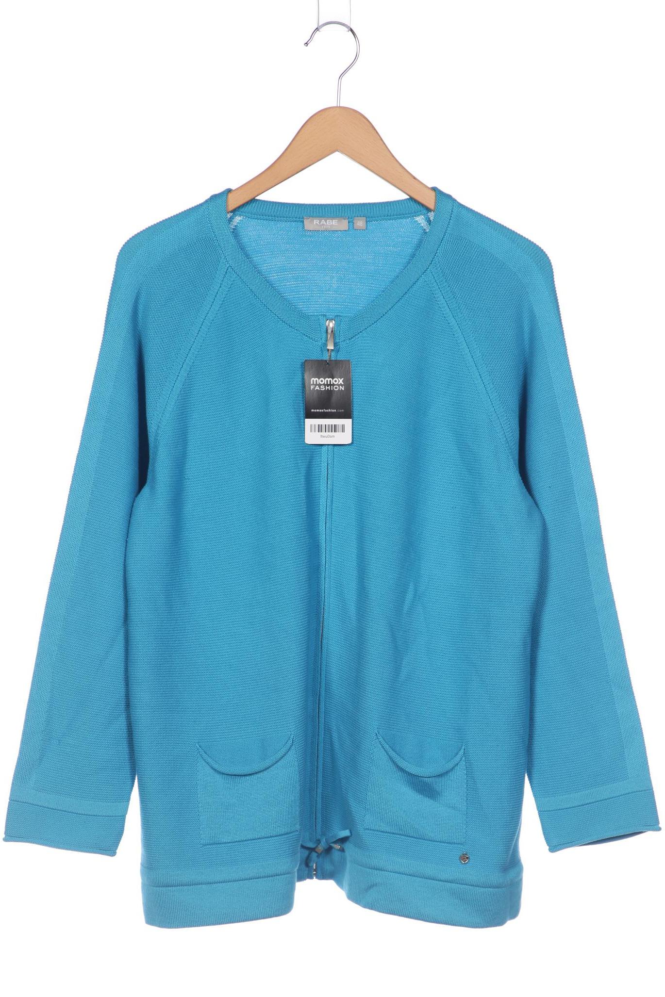 

Rabe Damen Strickjacke, blau, Gr. 48