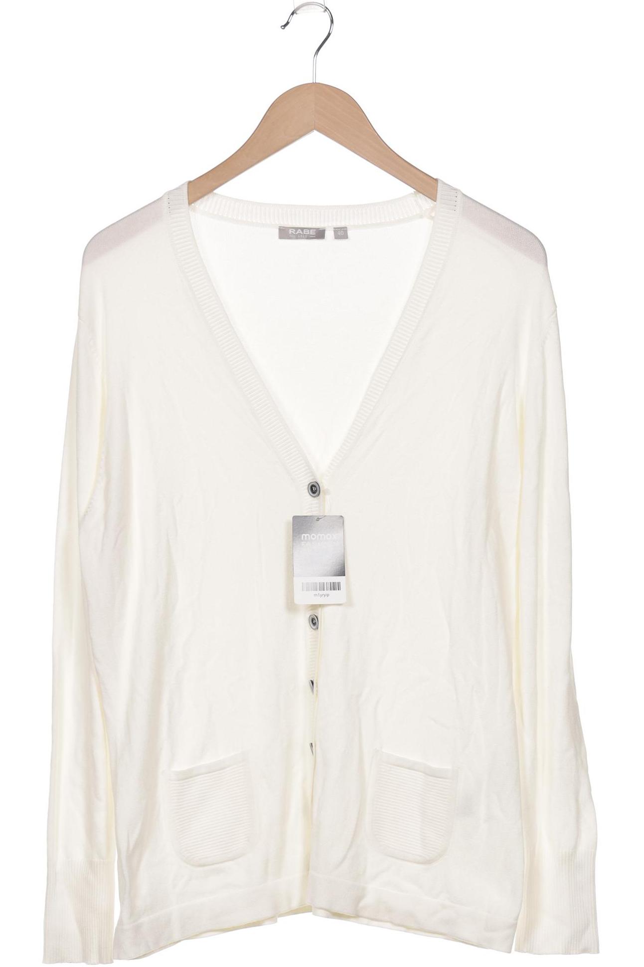 

Rabe Damen Strickjacke, cremeweiß, Gr. 40