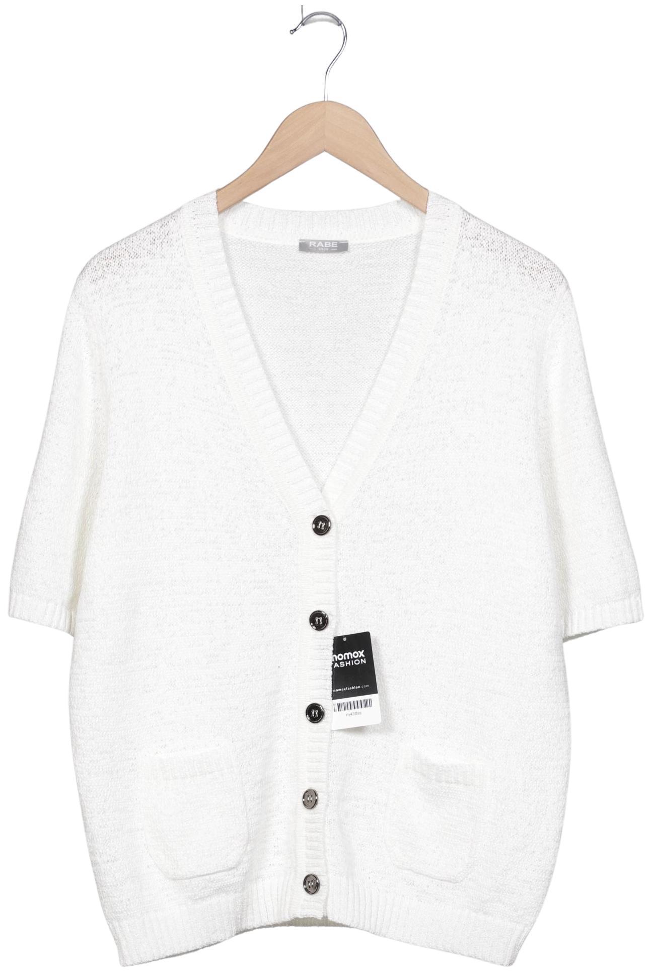 

Rabe Damen Strickjacke, weiß, Gr. 46