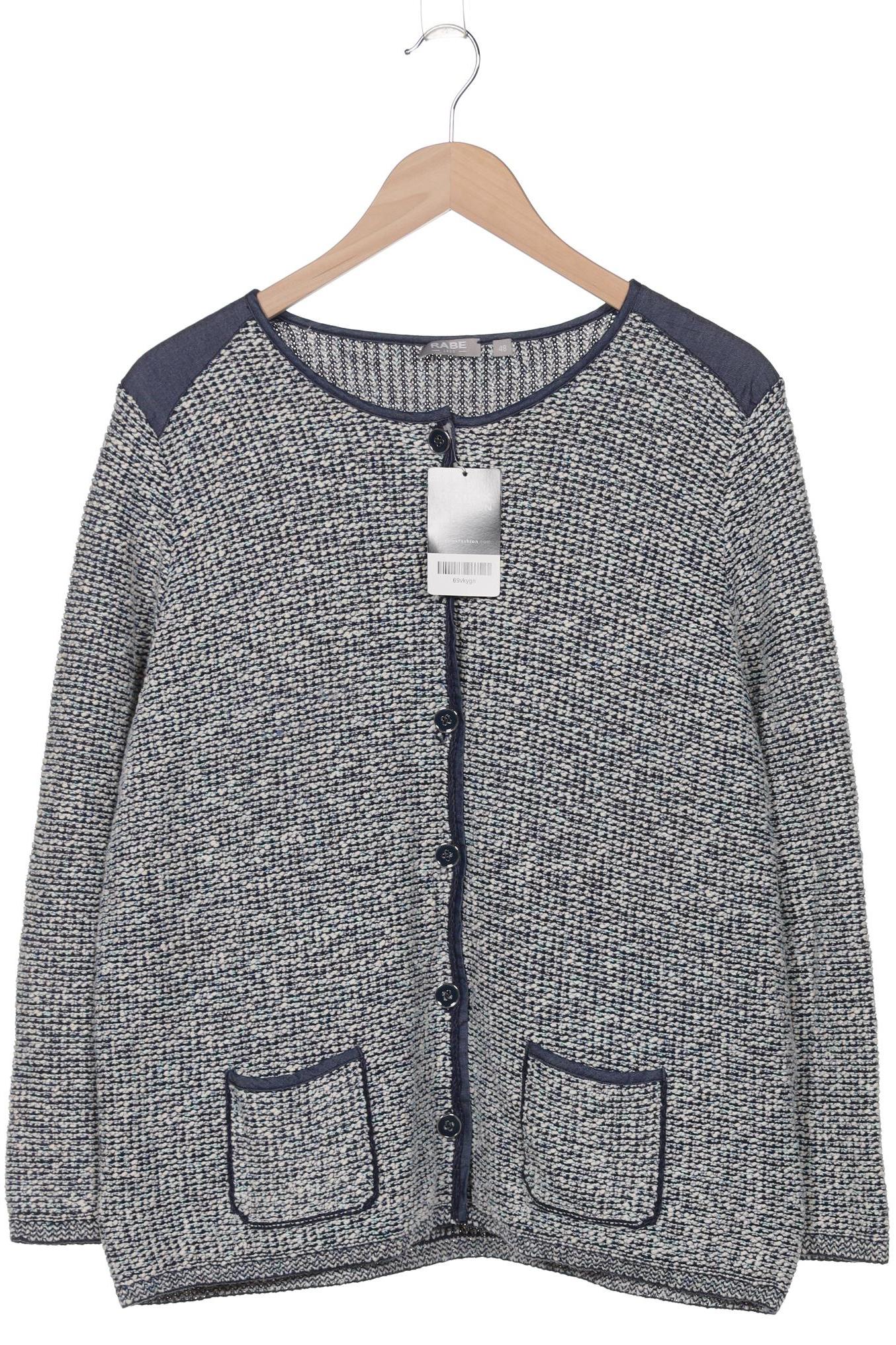 

Rabe Damen Strickjacke, blau, Gr. 48