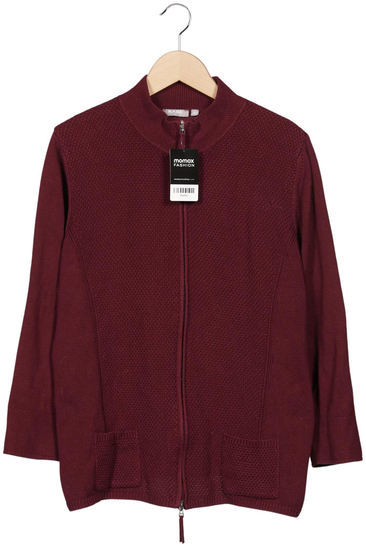 

Rabe Damen Strickjacke, bordeaux, Gr. 48