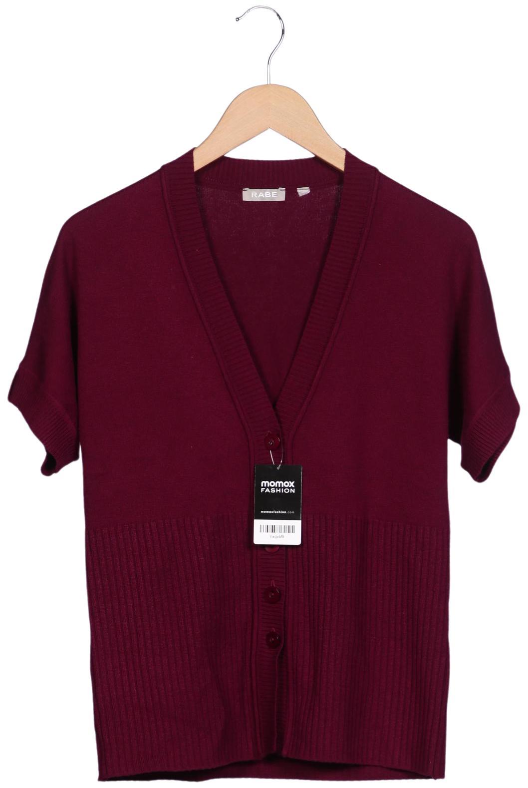 

Rabe Damen Strickjacke, bordeaux, Gr. 38