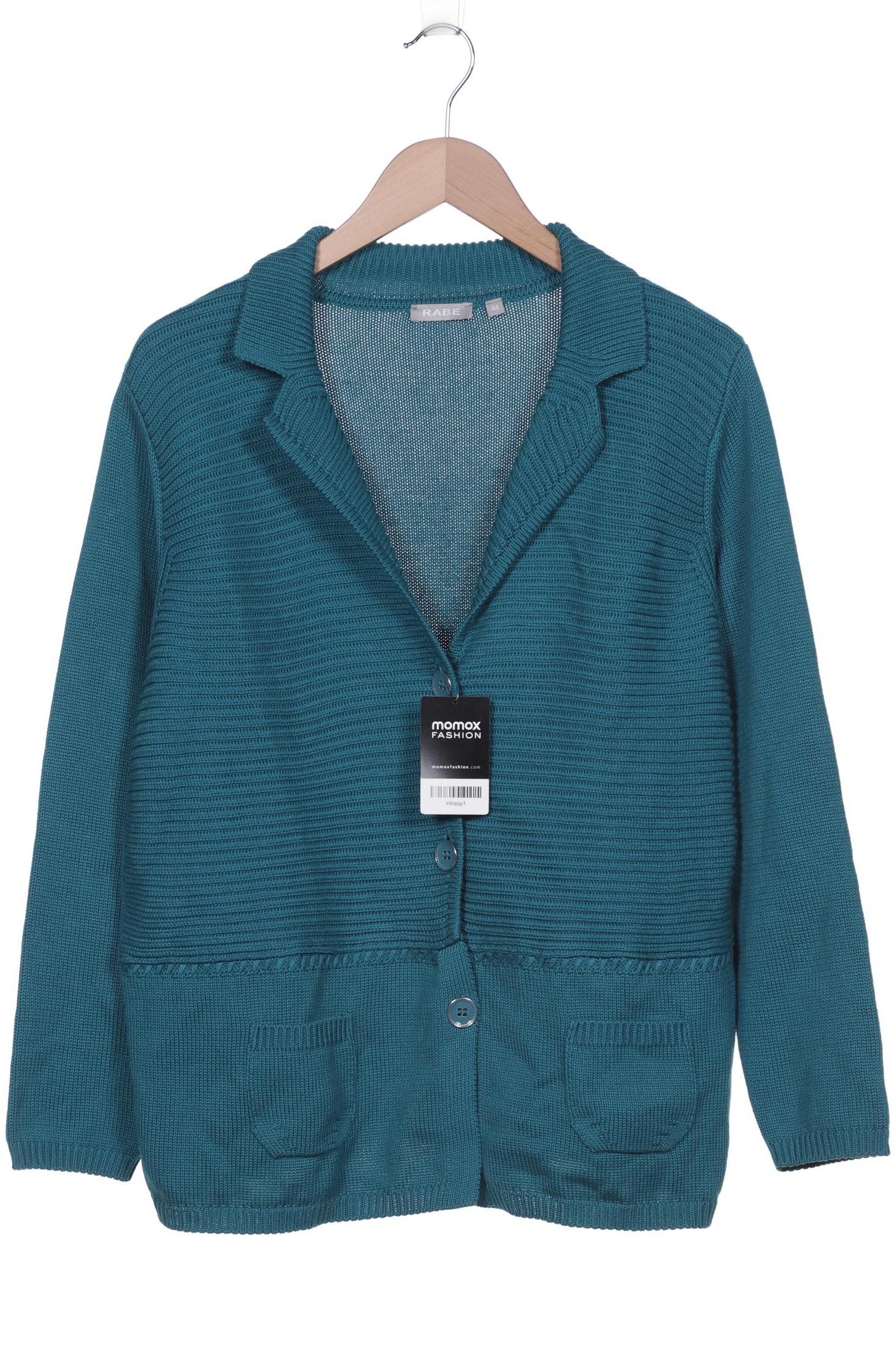 

Rabe Damen Strickjacke, türkis, Gr. 44