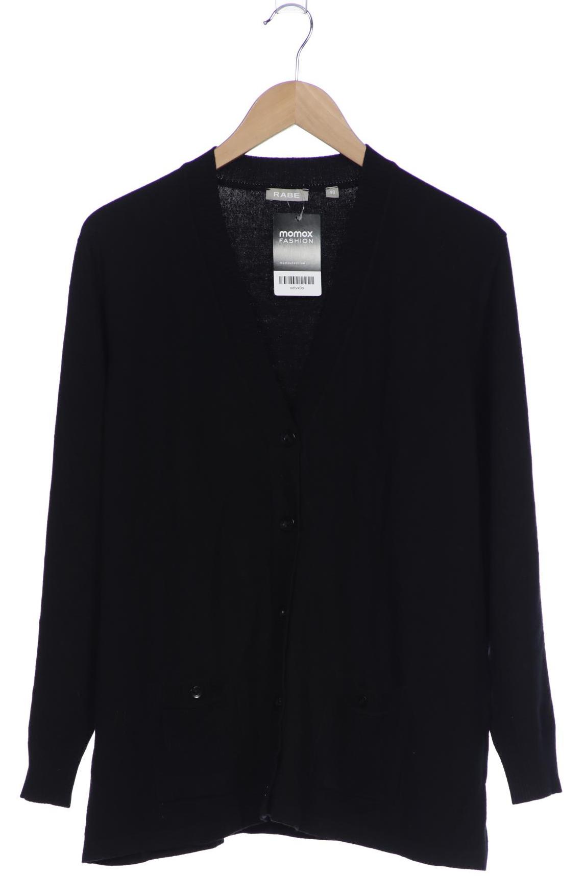 

Rabe Damen Strickjacke, schwarz, Gr. 48