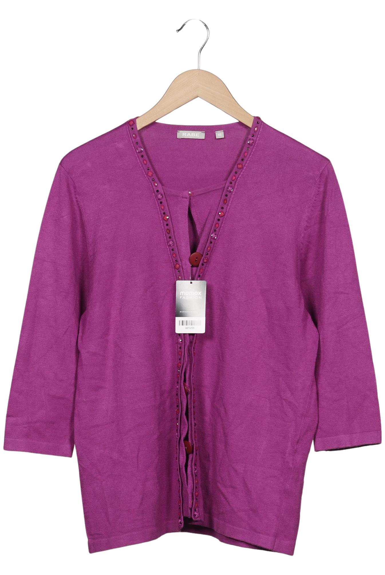 

Rabe Damen Strickjacke, flieder, Gr. 46