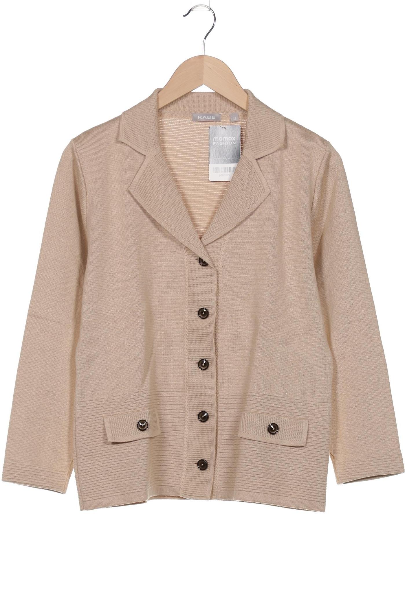 

Rabe Damen Strickjacke, beige, Gr. 38