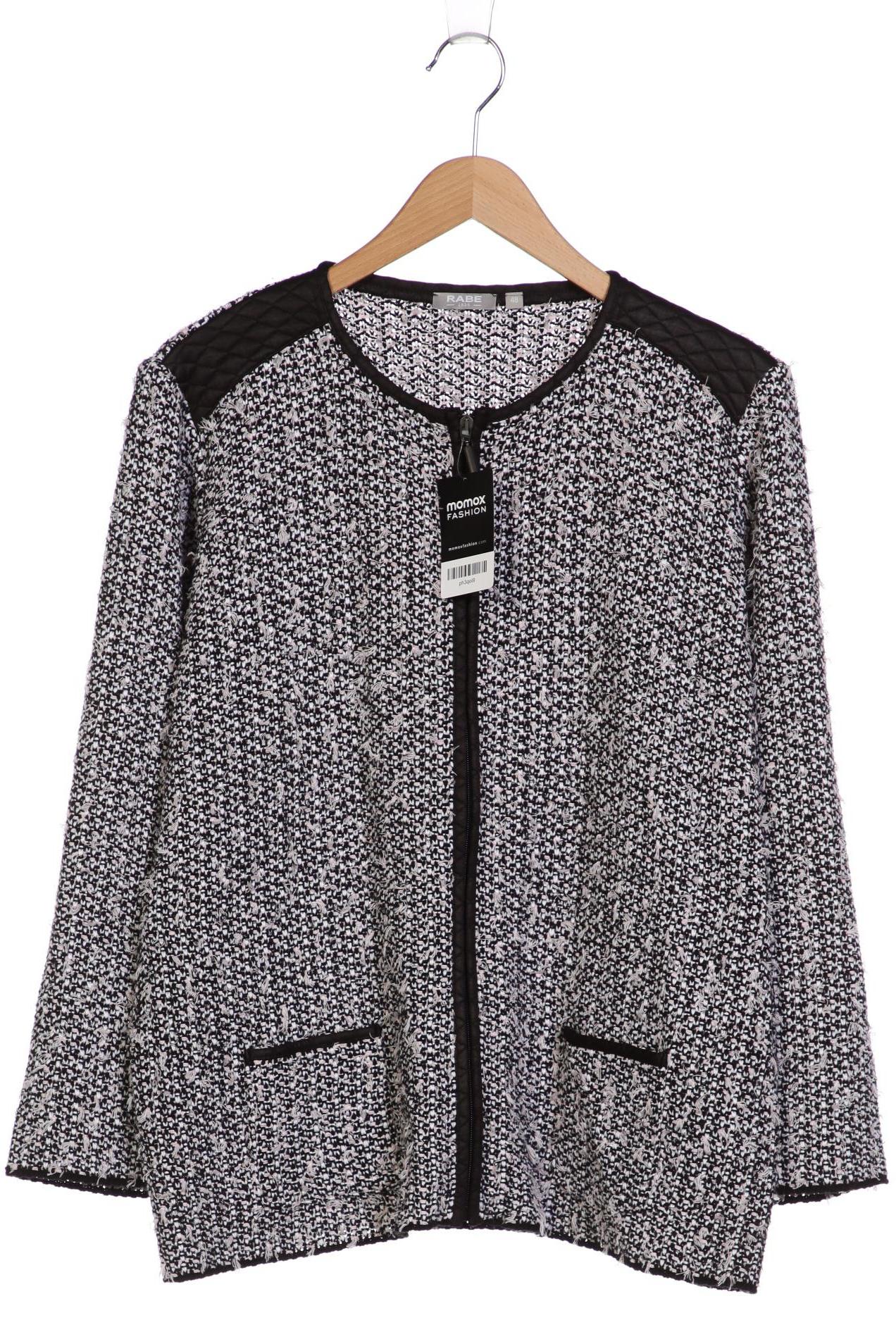 

Rabe Damen Strickjacke, schwarz, Gr. 48