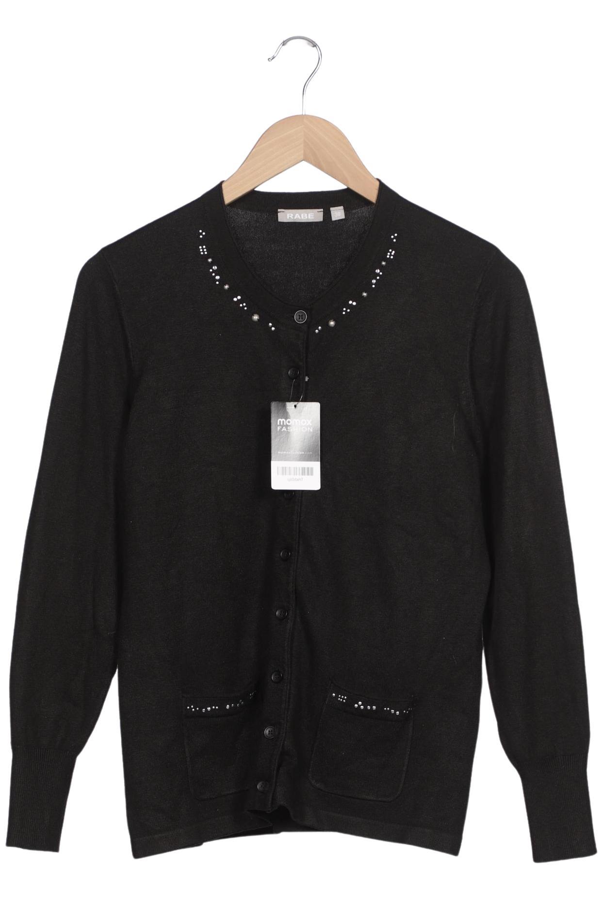 

Rabe Damen Strickjacke, schwarz, Gr. 38