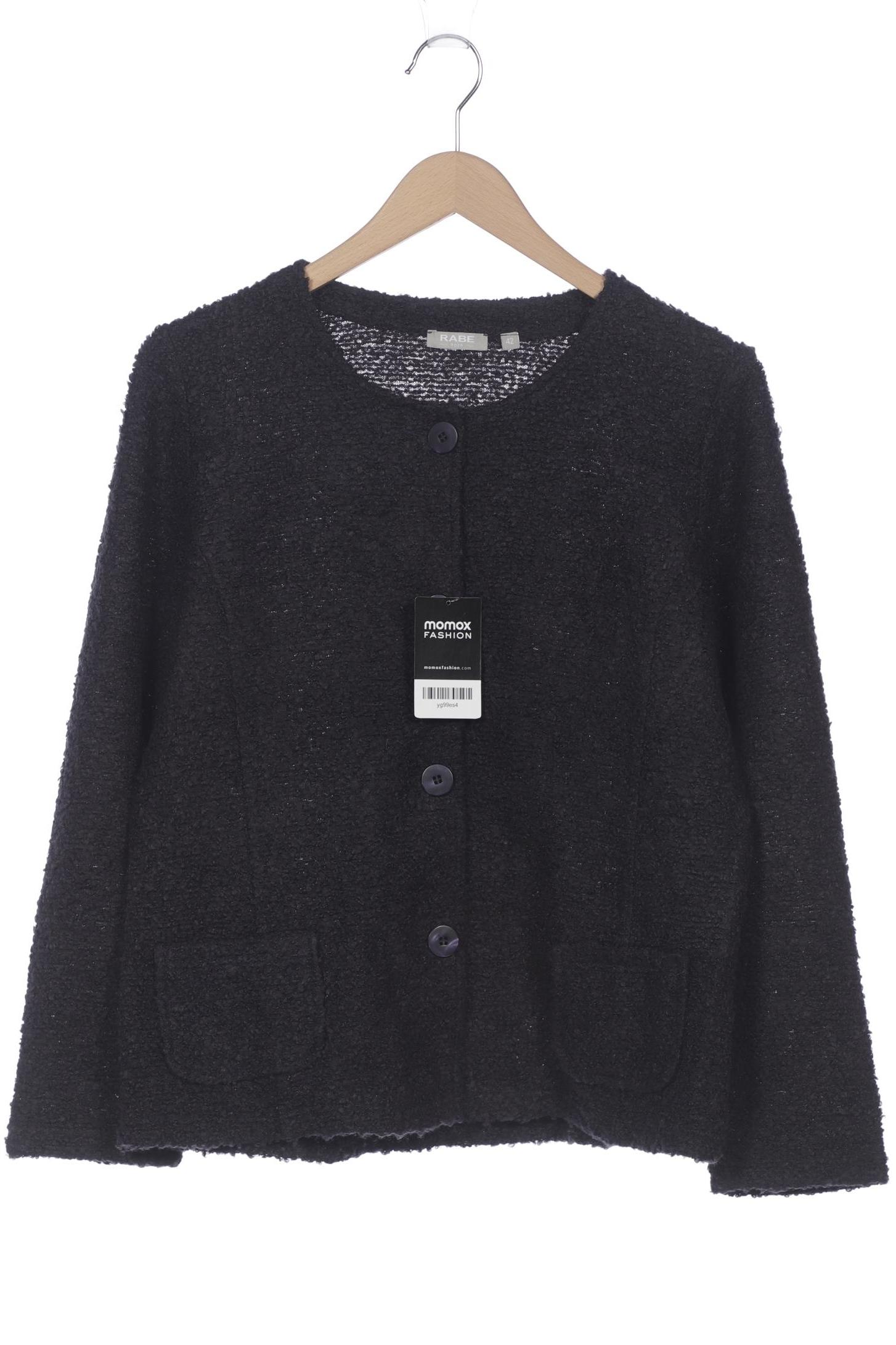 

Rabe Damen Strickjacke, schwarz, Gr. 42