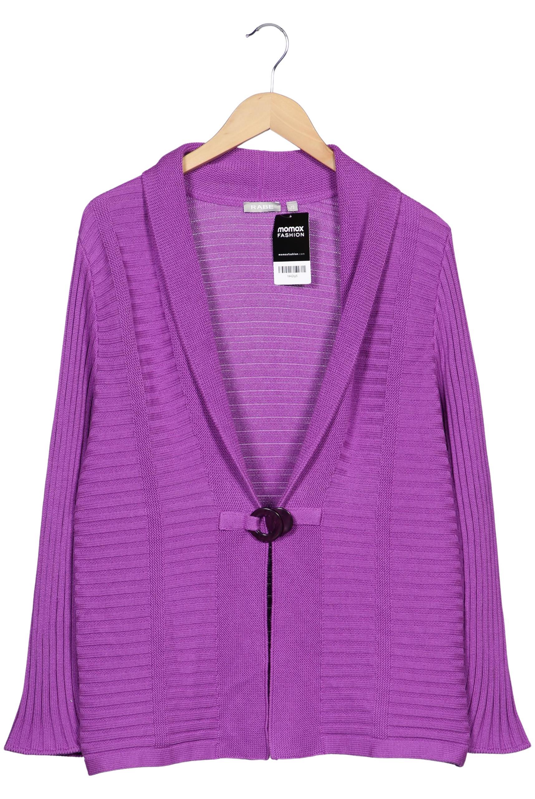 

Rabe Damen Strickjacke, flieder, Gr. 42