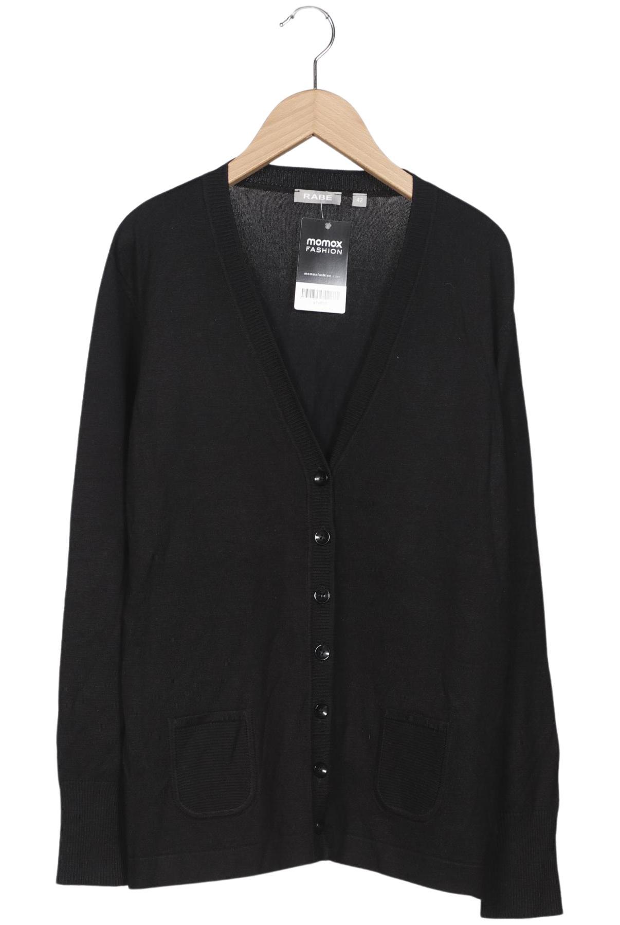 

Rabe Damen Strickjacke, schwarz, Gr. 42