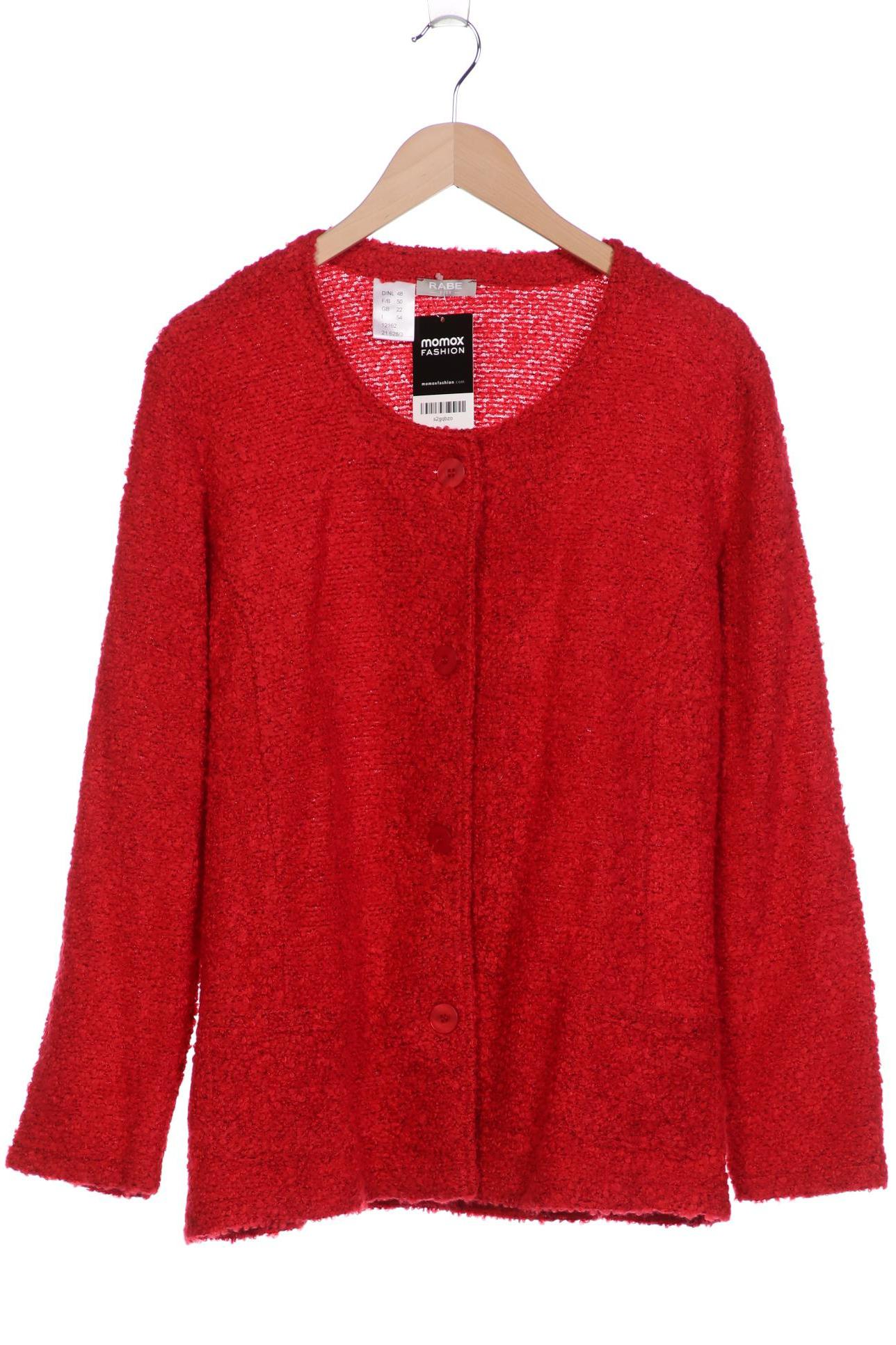 

Rabe Damen Strickjacke, rot, Gr. 48