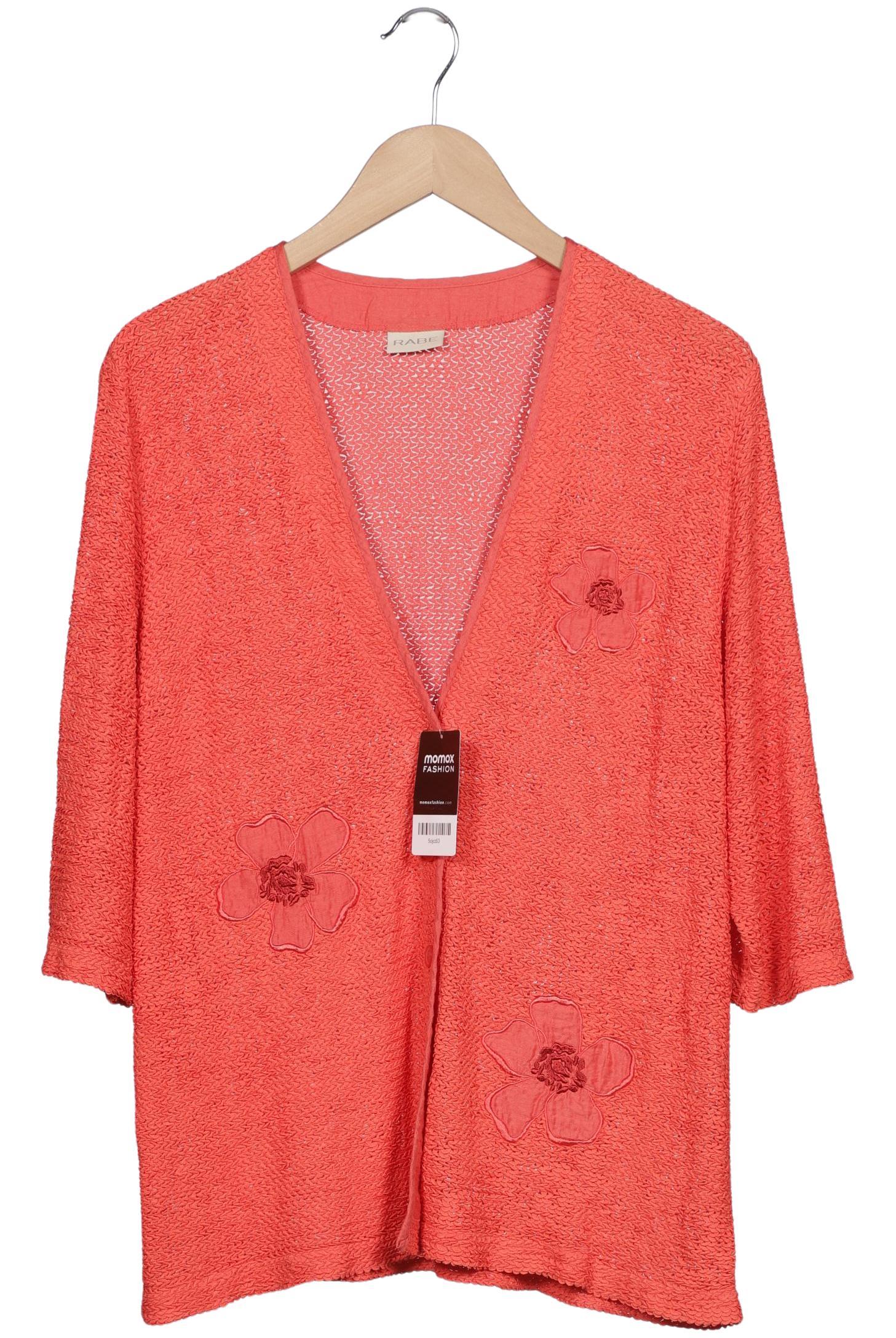 

Rabe Damen Strickjacke, orange, Gr. 44