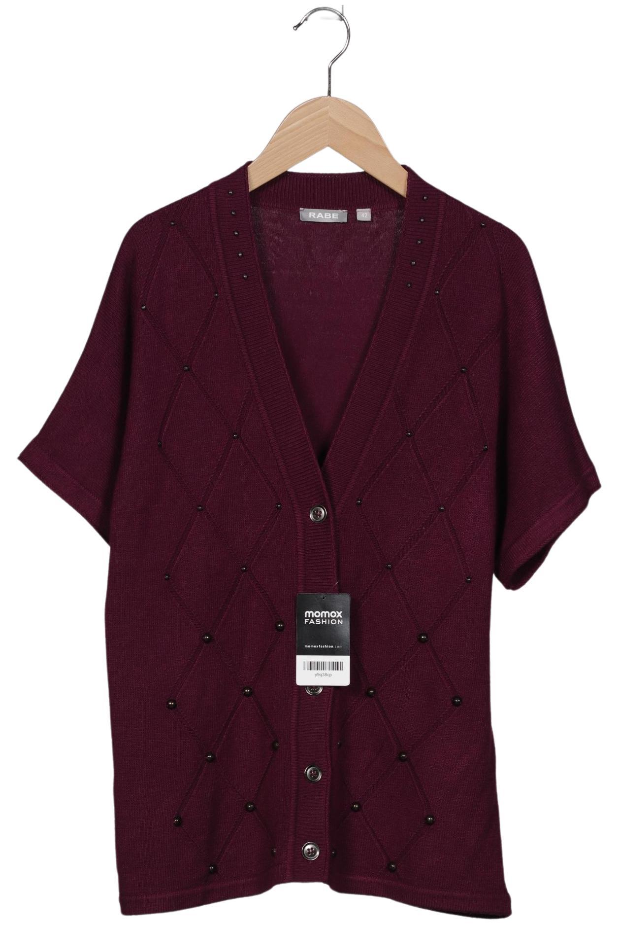 

Rabe Damen Strickjacke, bordeaux, Gr. 42