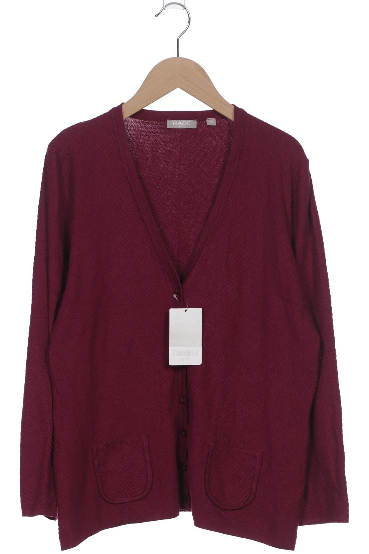 

Rabe Damen Strickjacke, bordeaux, Gr. 40