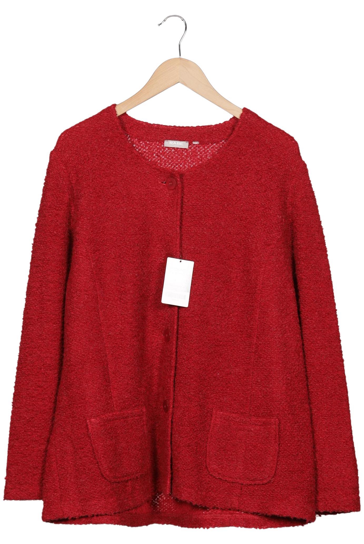 

Rabe Damen Strickjacke, rot, Gr. 50