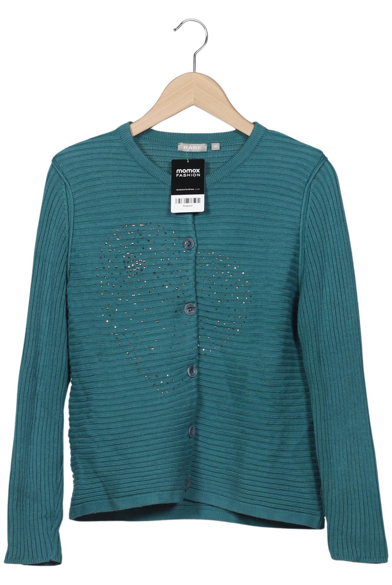 

Rabe Damen Strickjacke, türkis, Gr. 40