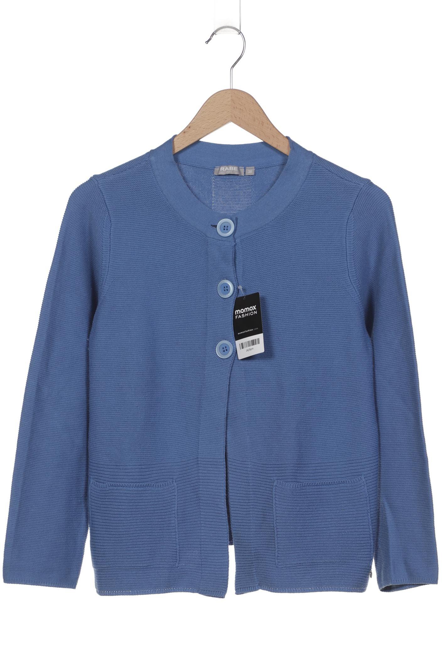 

Rabe Damen Strickjacke, blau, Gr. 38