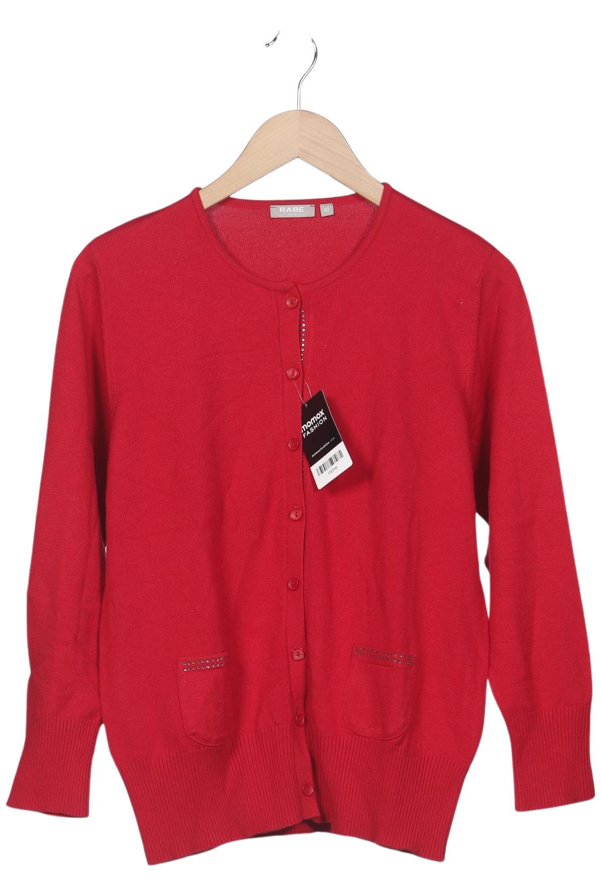 

Rabe Damen Strickjacke, rot, Gr. 42