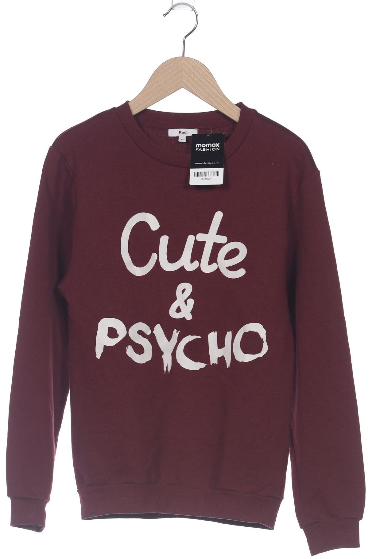 

Rad. Damen Sweatshirt, bordeaux, Gr. 34