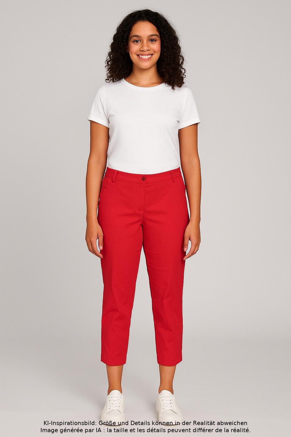 

Raffaello Rossi Damen Stoffhose, rot, Gr. 44